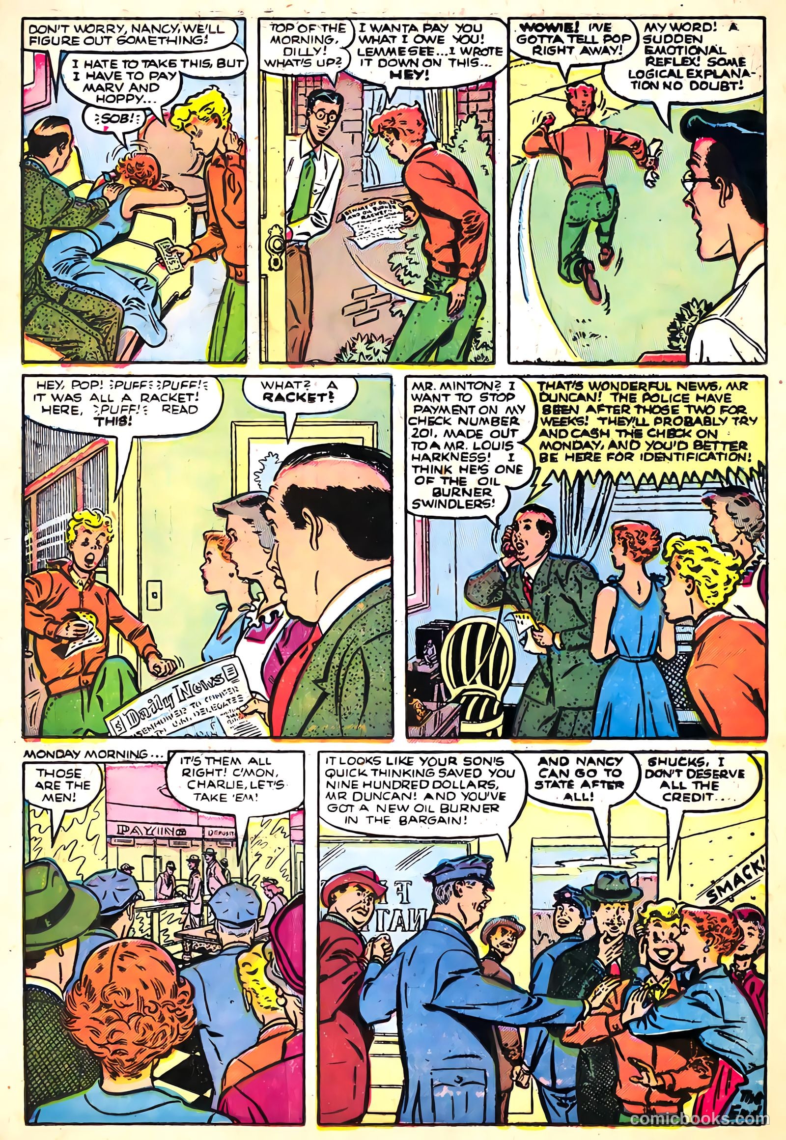 Dilly #1 (1953, Lev Gleason Publications, Inc.) — page 12 of 36