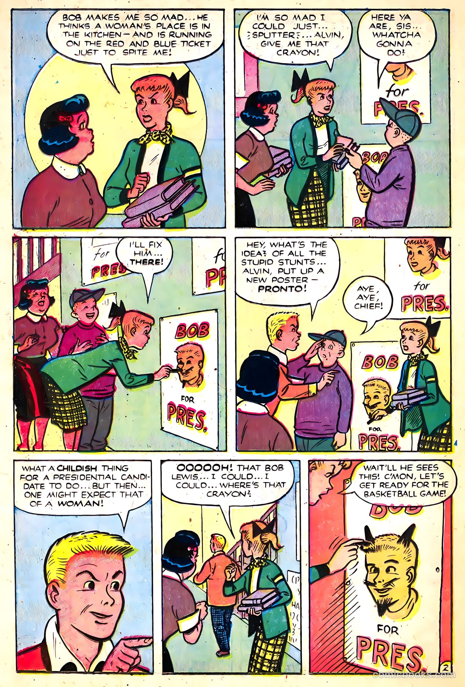 Dilly #1 (1953, Lev Gleason Publications, Inc.) — page 16 of 36