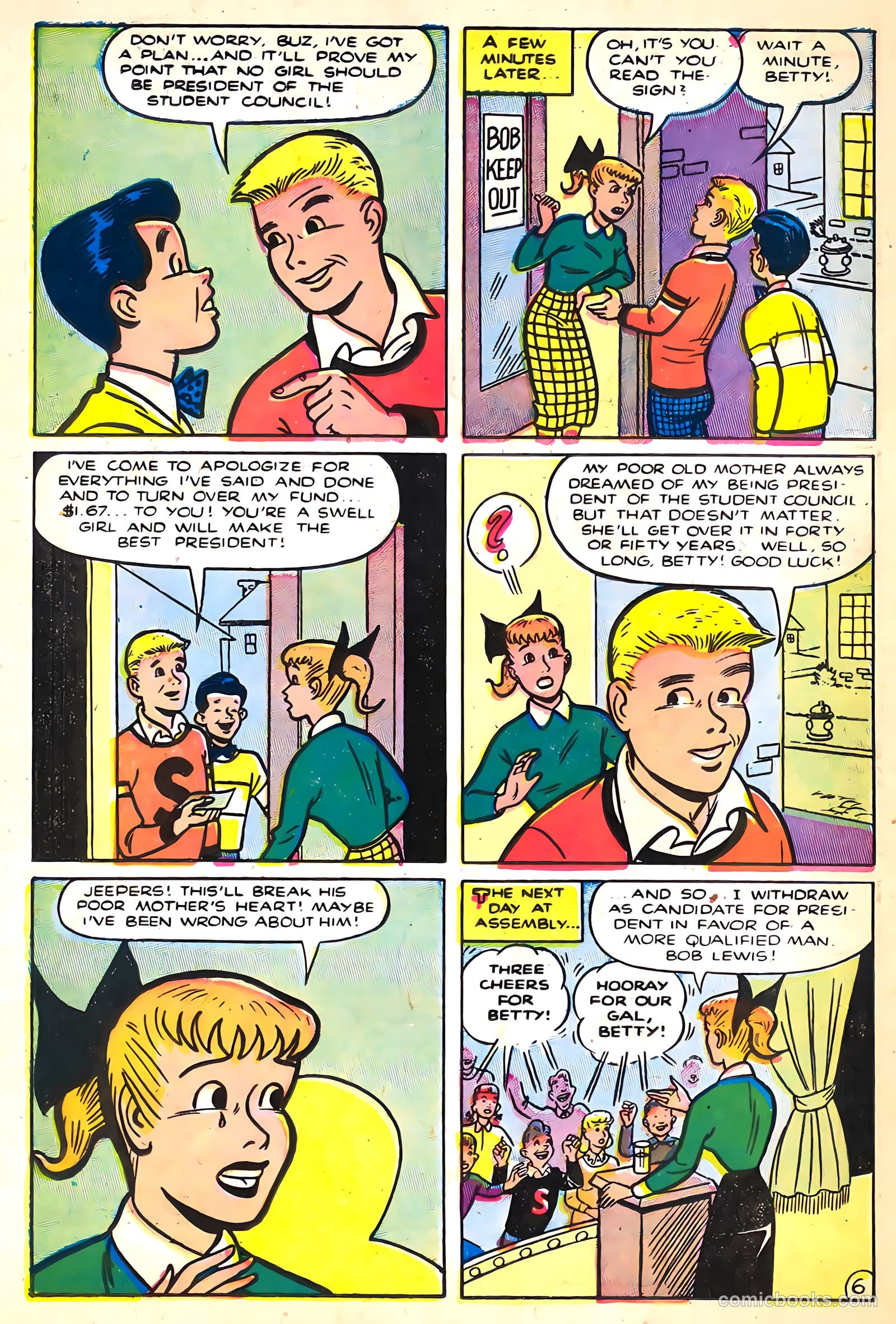 Dilly #1 (1953, Lev Gleason Publications, Inc.) — page 20 of 36