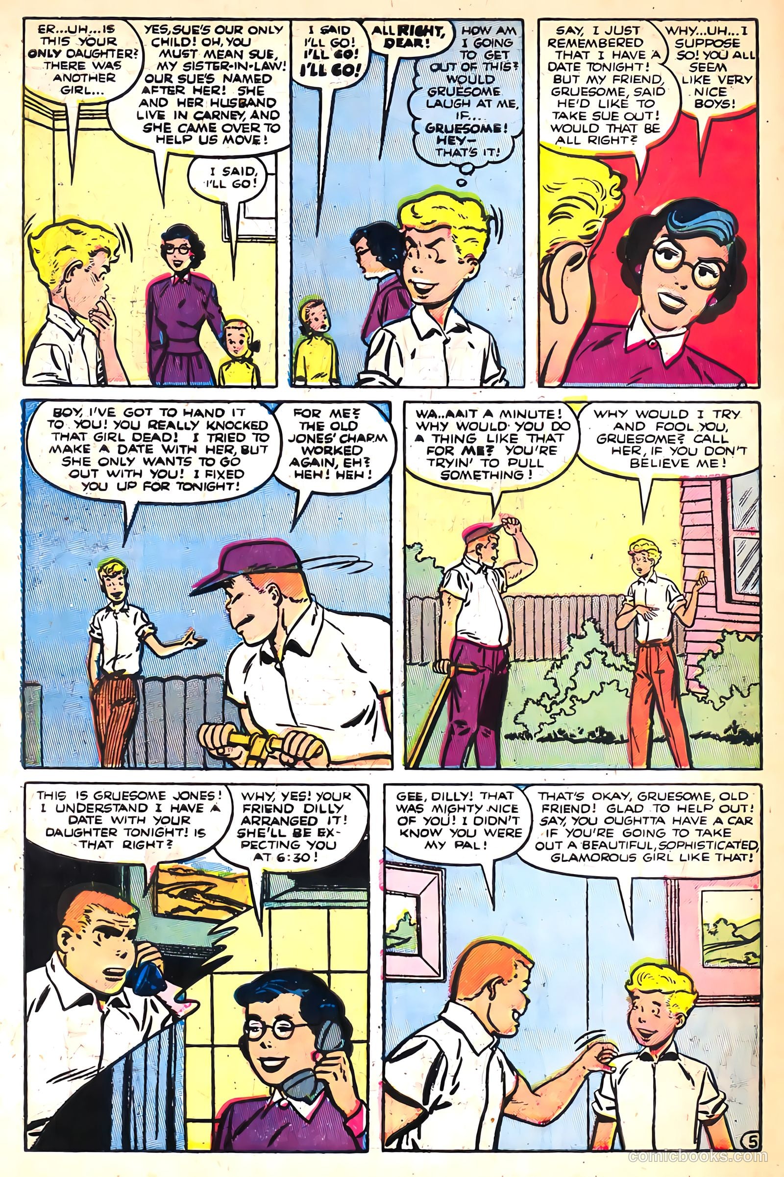 Dilly #1 (1953, Lev Gleason Publications, Inc.) — page 28 of 36