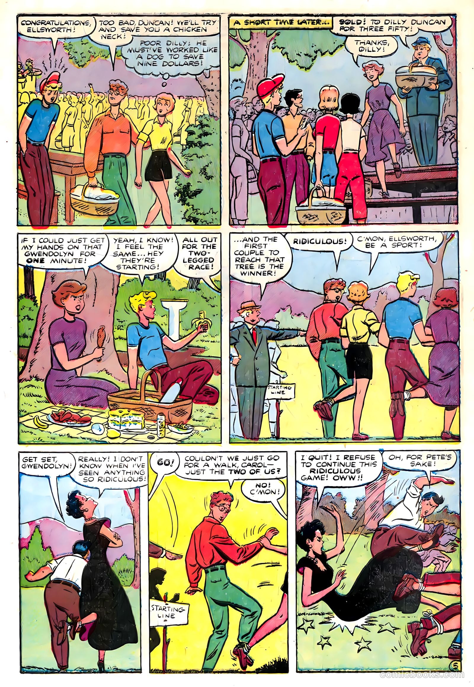 Dilly #2 (1953, Lev Gleason Publications, Inc.) — page 7 of 36