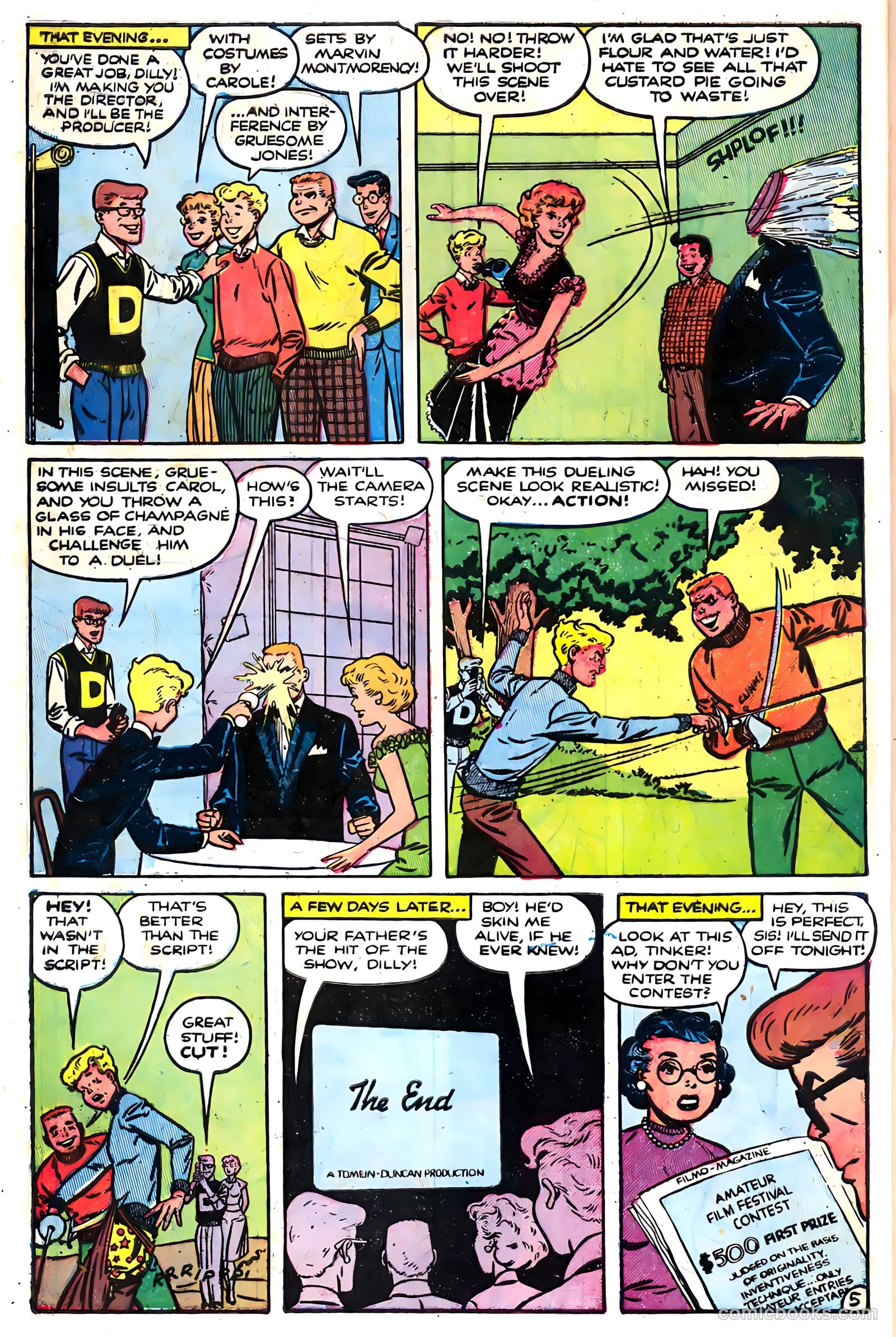 Dilly #2 (1953, Lev Gleason Publications, Inc.) — page 28 of 36
