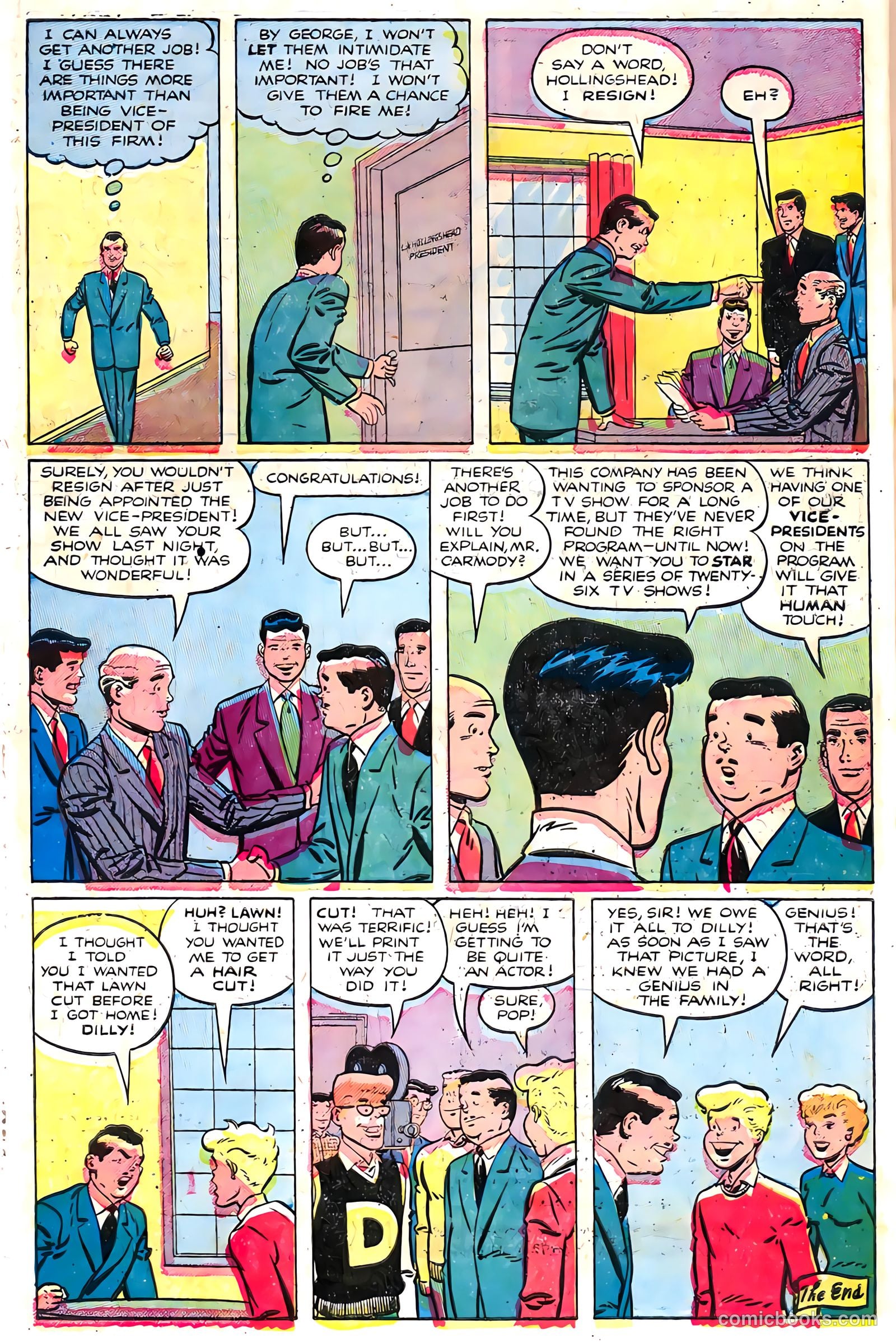 Dilly #2 (1953, Lev Gleason Publications, Inc.) — page 32 of 36