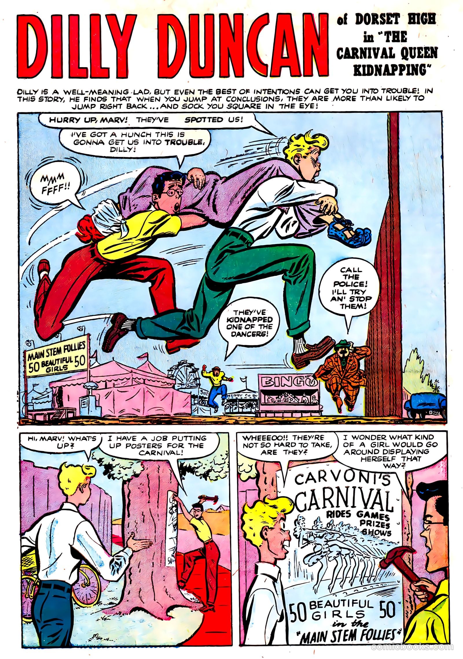 Dilly #3 (1953, Lev Gleason Publications, Inc.) — page 3 of 36