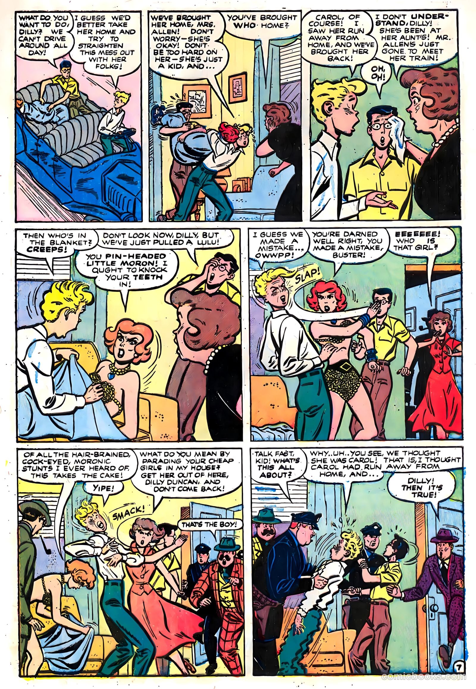 Dilly #3 (1953, Lev Gleason Publications, Inc.) — page 9 of 36