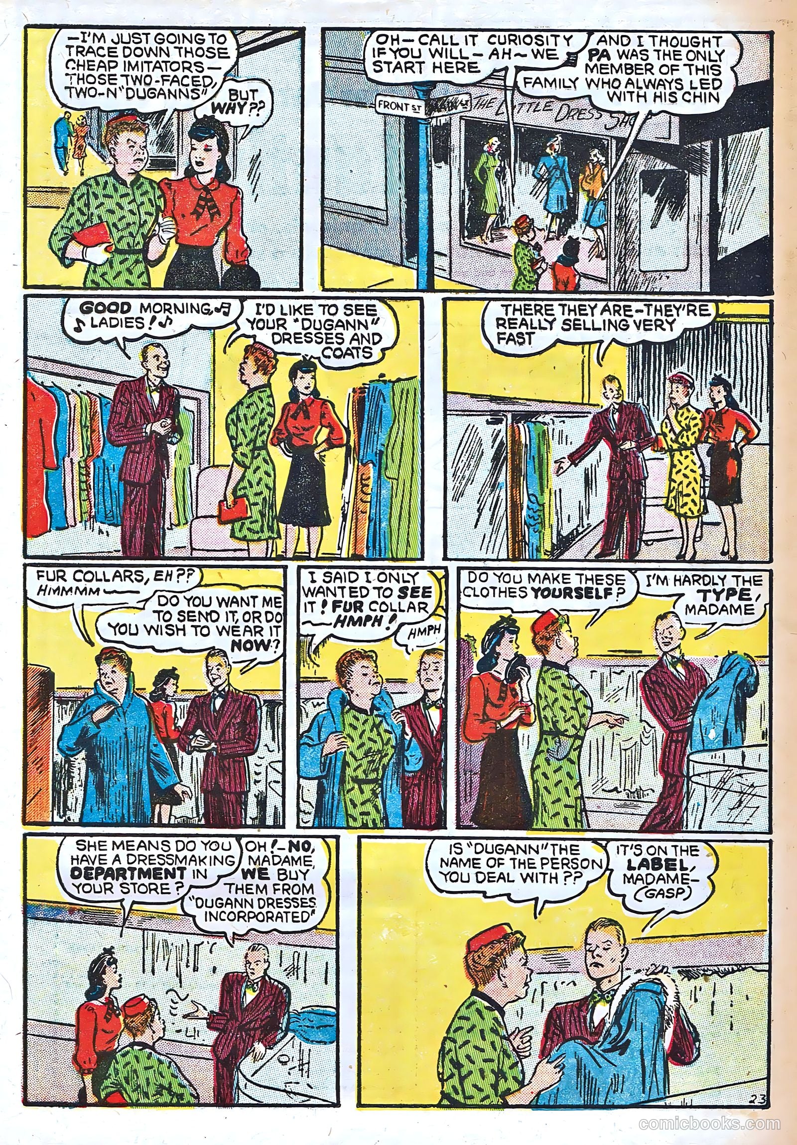 Dixie Dugan #1 (1942) — page 28 of 37