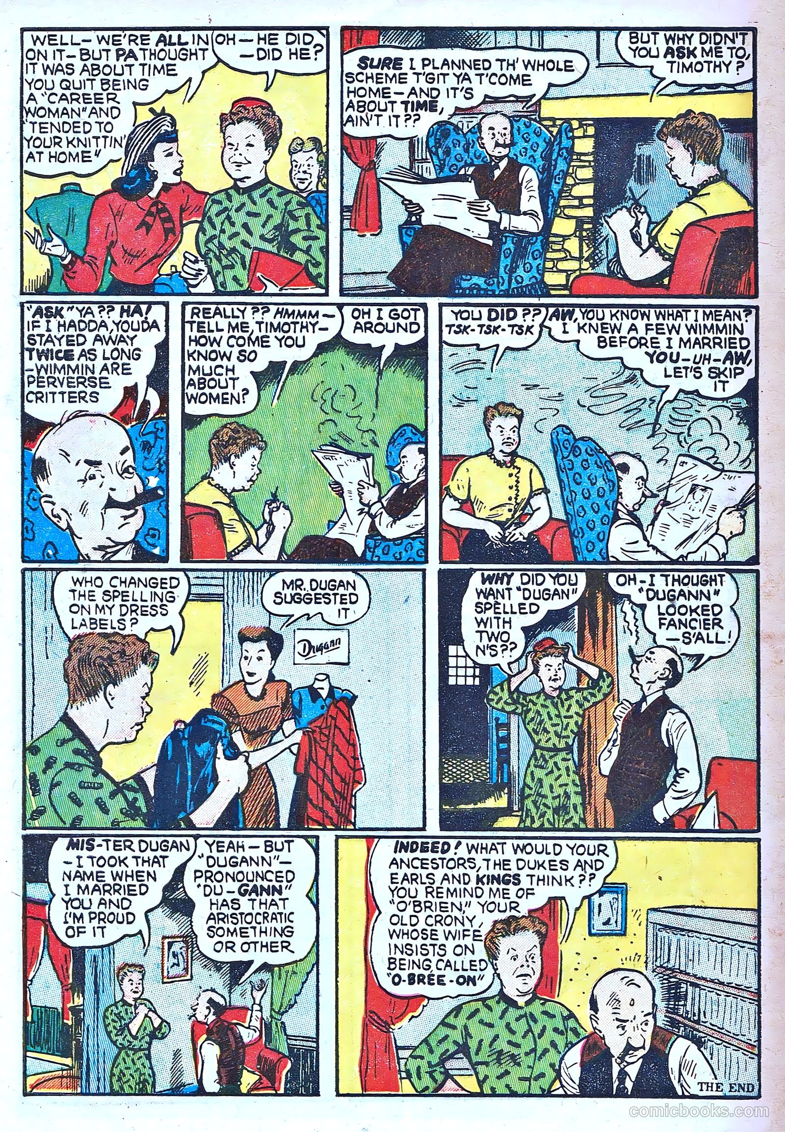 Dixie Dugan #1 (1942) — page 32 of 37