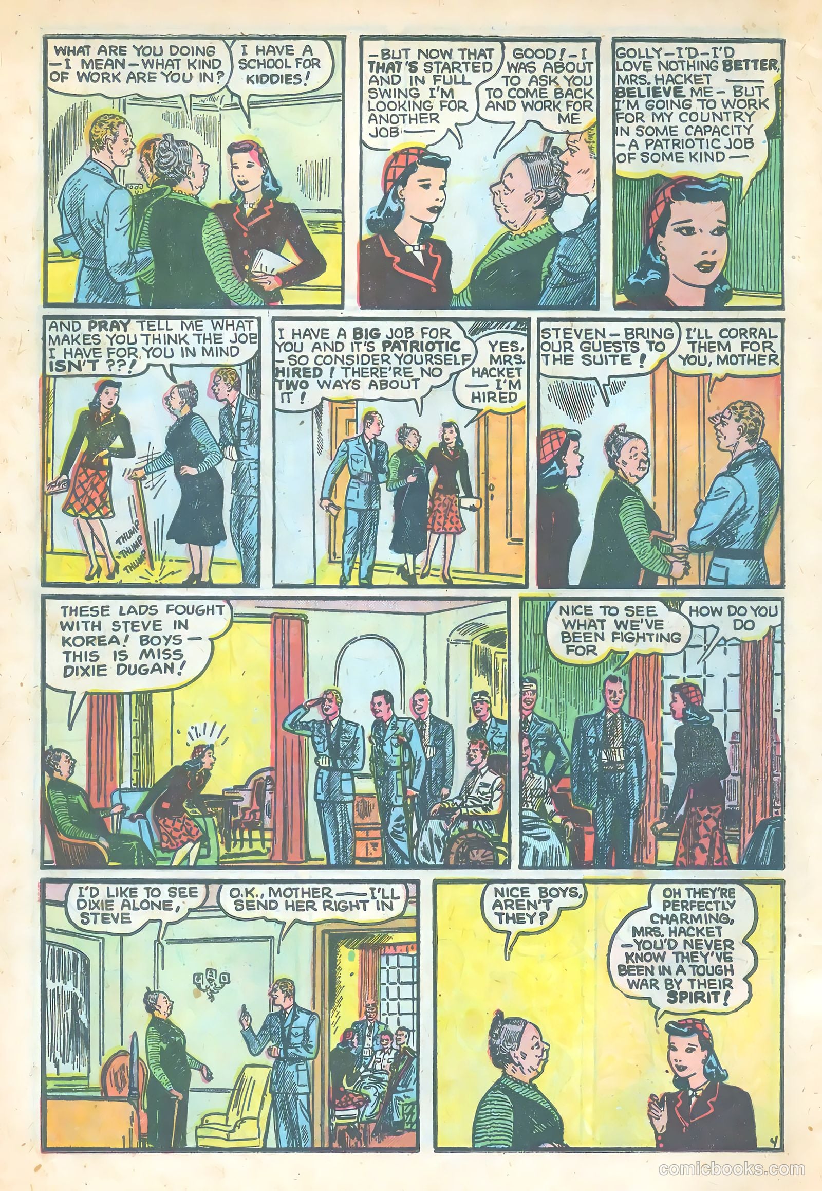 Dixie Dugan #4 (1952) — page 6 of 36