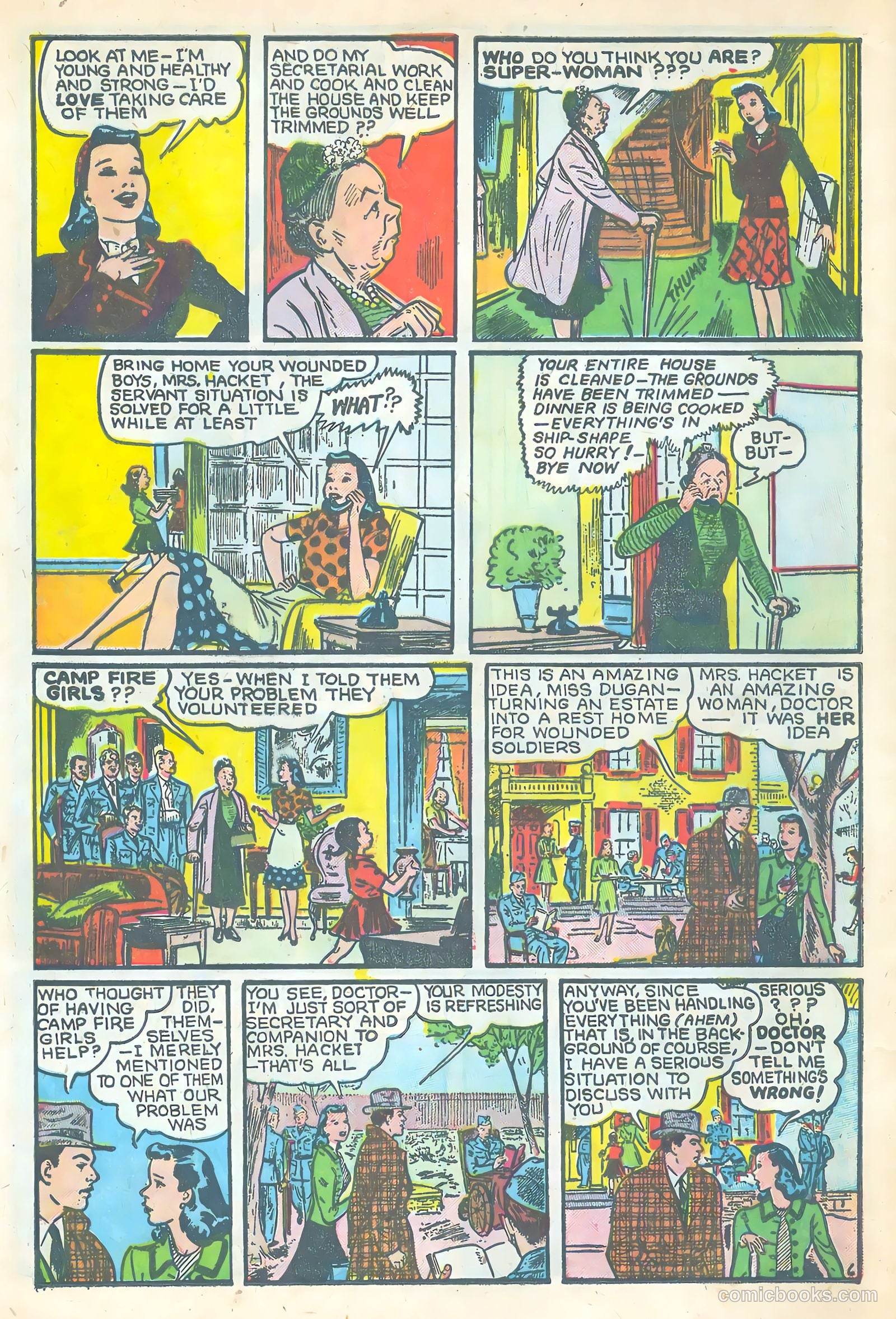 Dixie Dugan #4 (1952) — page 8 of 36