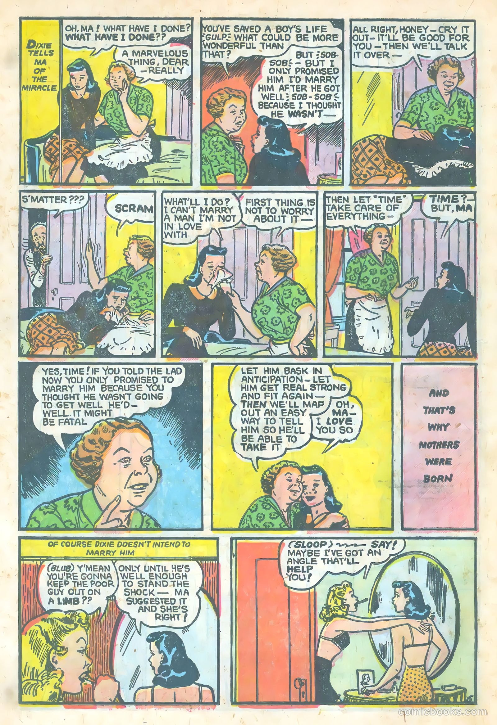 Dixie Dugan #4 (1952) — page 18 of 36
