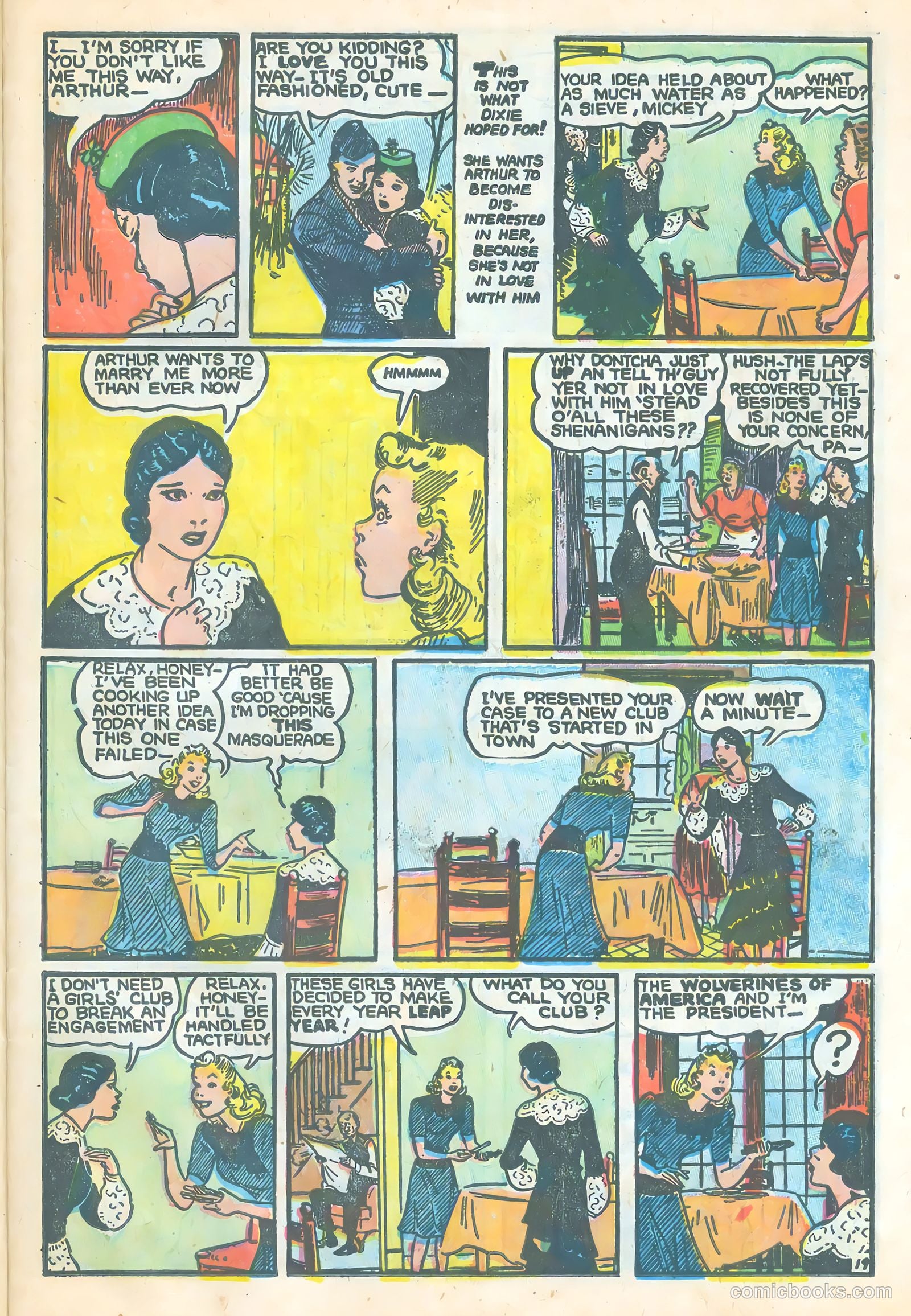 Dixie Dugan #4 (1952) — page 23 of 36