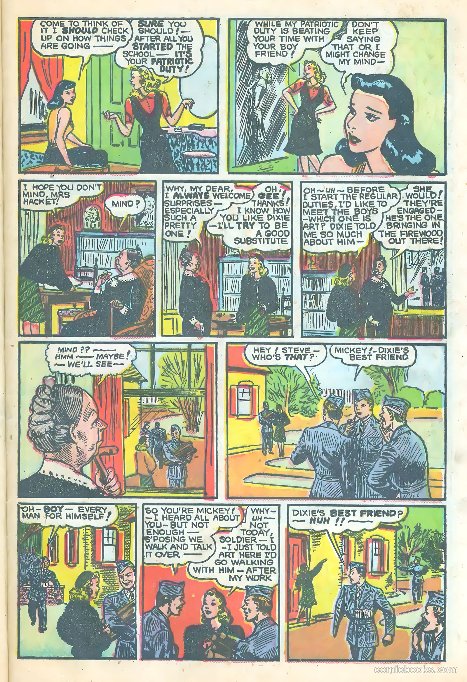 Dixie Dugan #4 (1952) — page 25 of 36