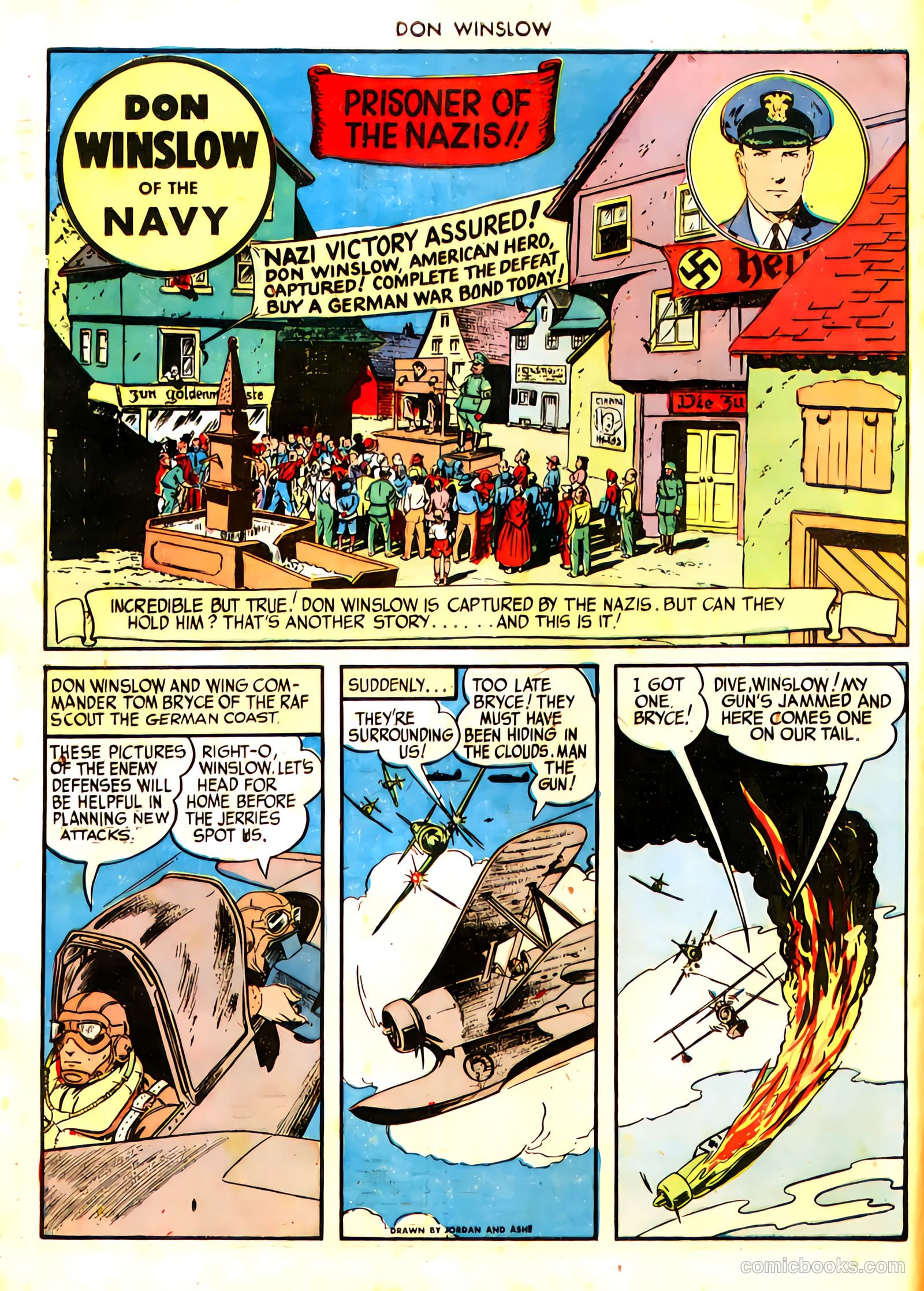Don Winslow of the Navy #21 (1944, Fawcett) — page 4 of 30