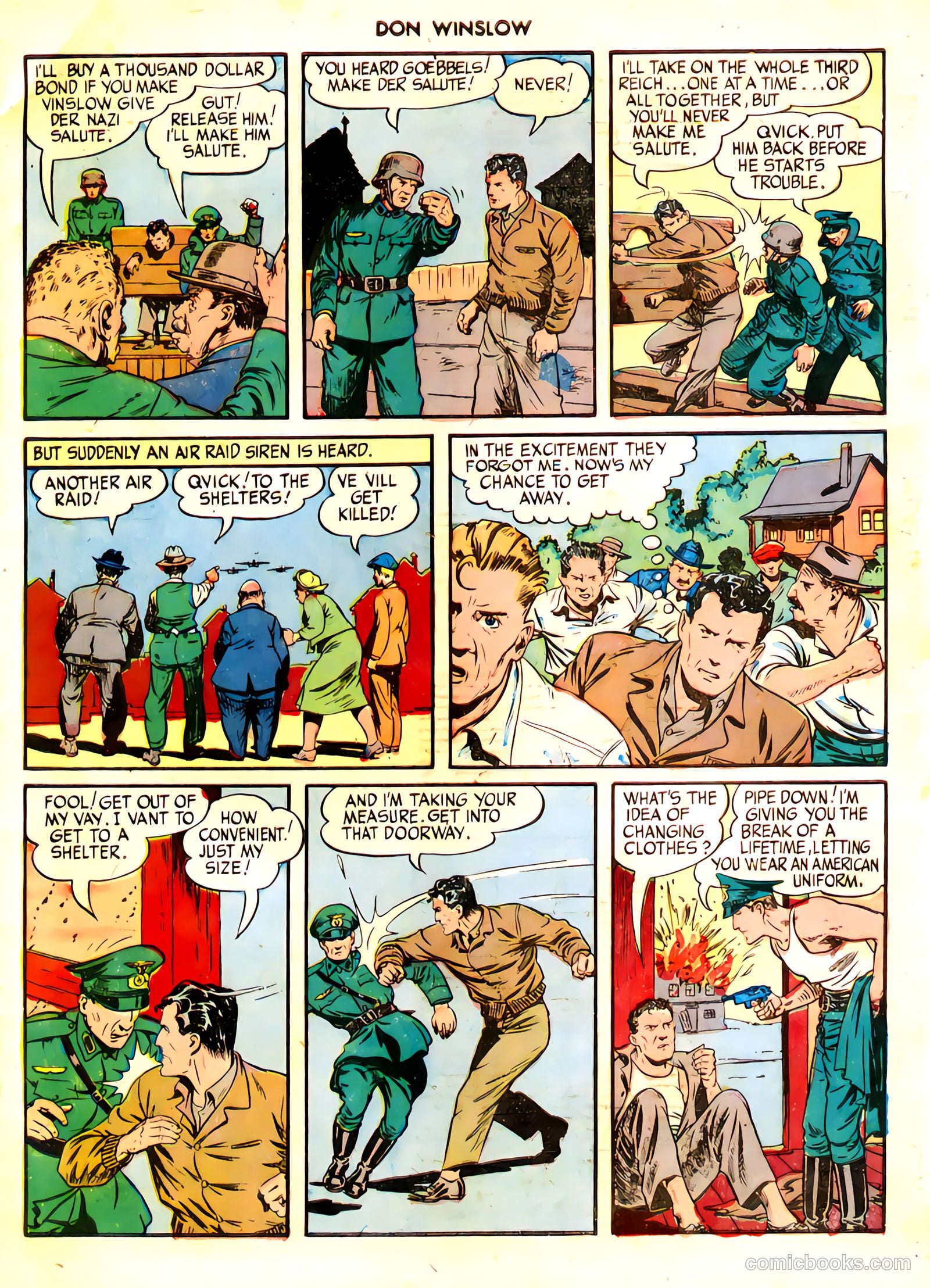 Don Winslow of the Navy #21 (1944, Fawcett) — page 7 of 30