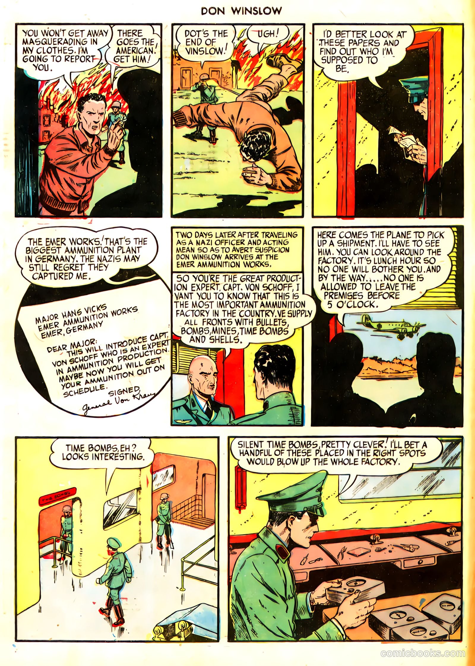 Don Winslow of the Navy #21 (1944, Fawcett) — page 8 of 30