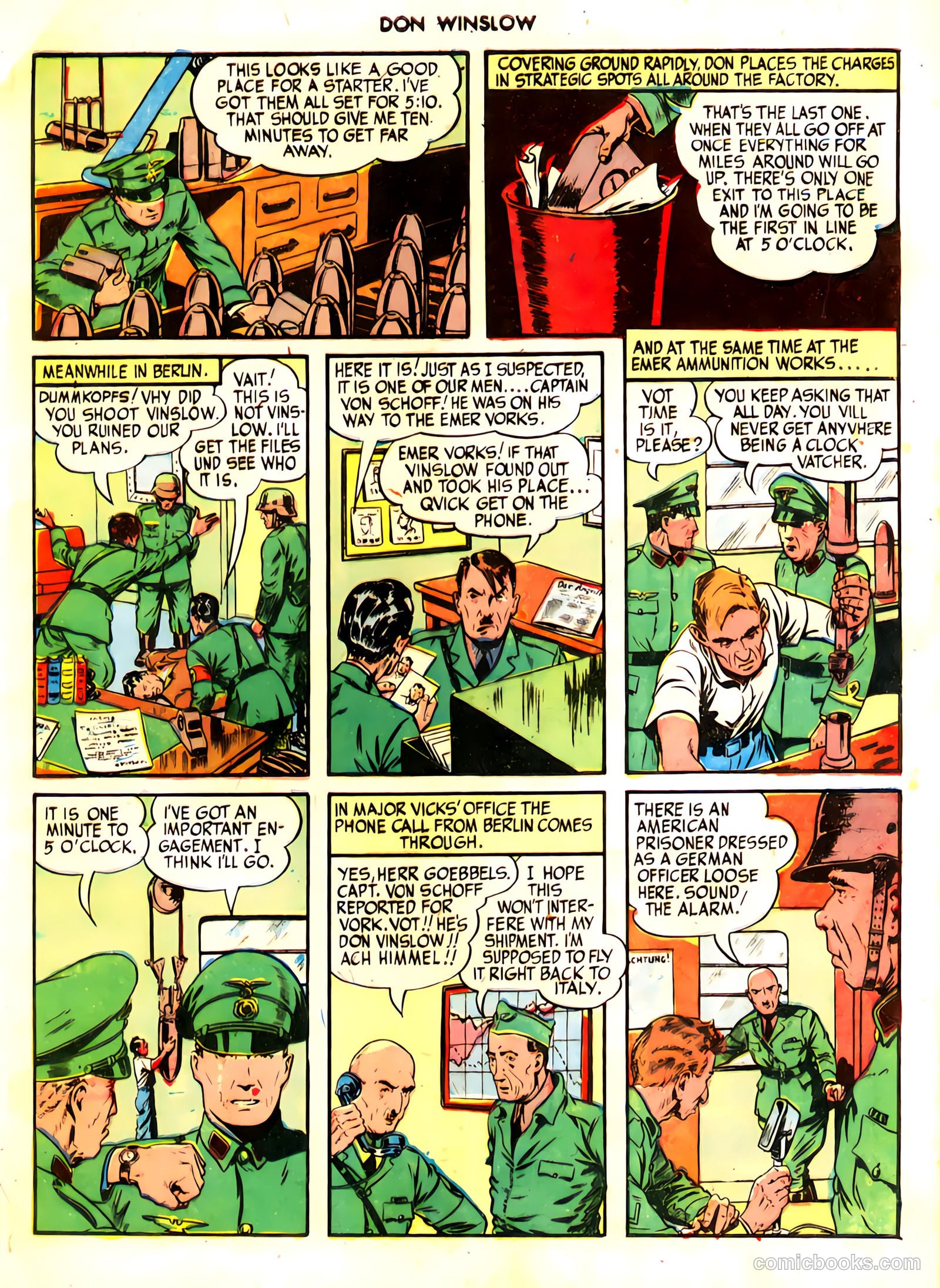 Don Winslow of the Navy #21 (1944, Fawcett) — page 9 of 30