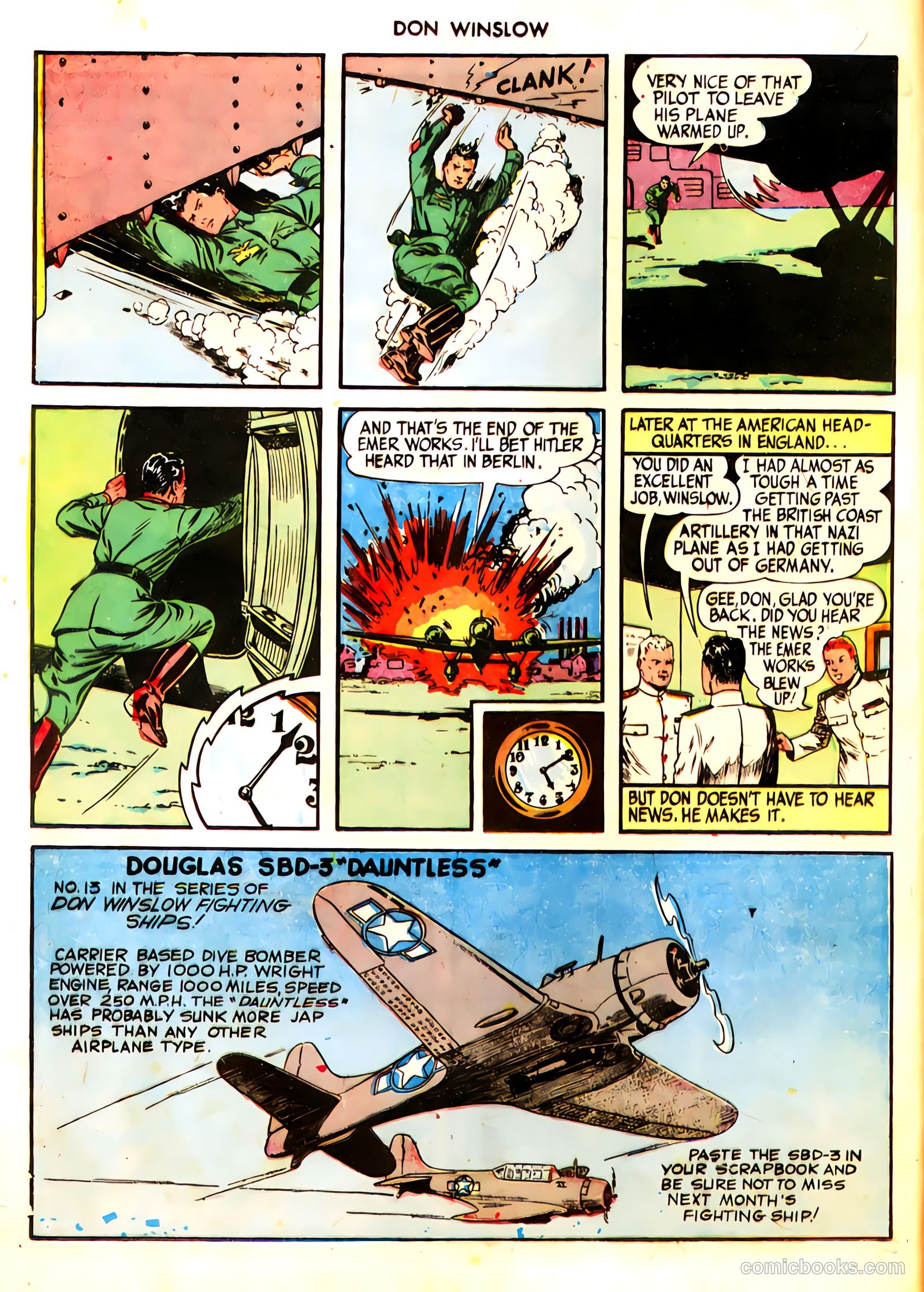 Don Winslow of the Navy #21 (1944, Fawcett) — page 12 of 30