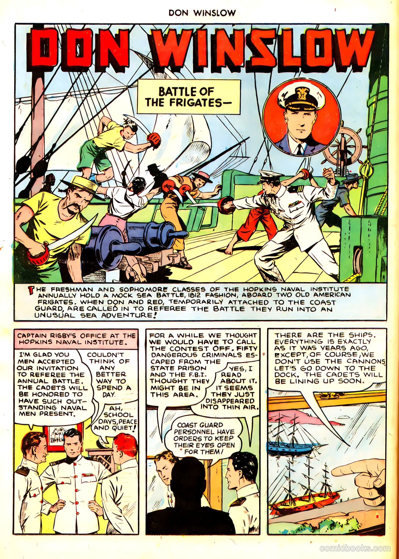 Don Winslow of the Navy #21 (1944, Fawcett) — page 15 of 30