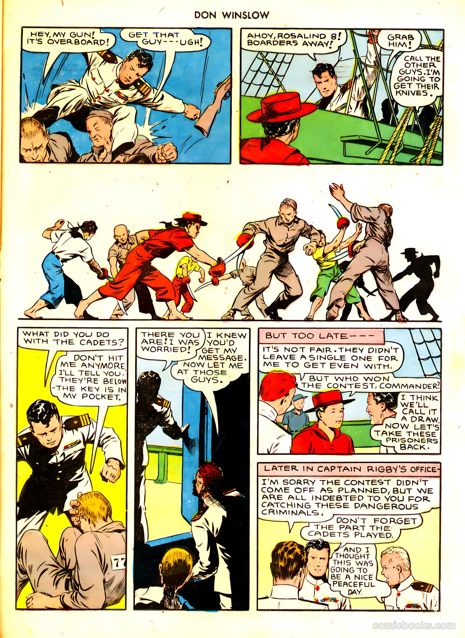 Don Winslow of the Navy #21 (1944, Fawcett) — page 20 of 30