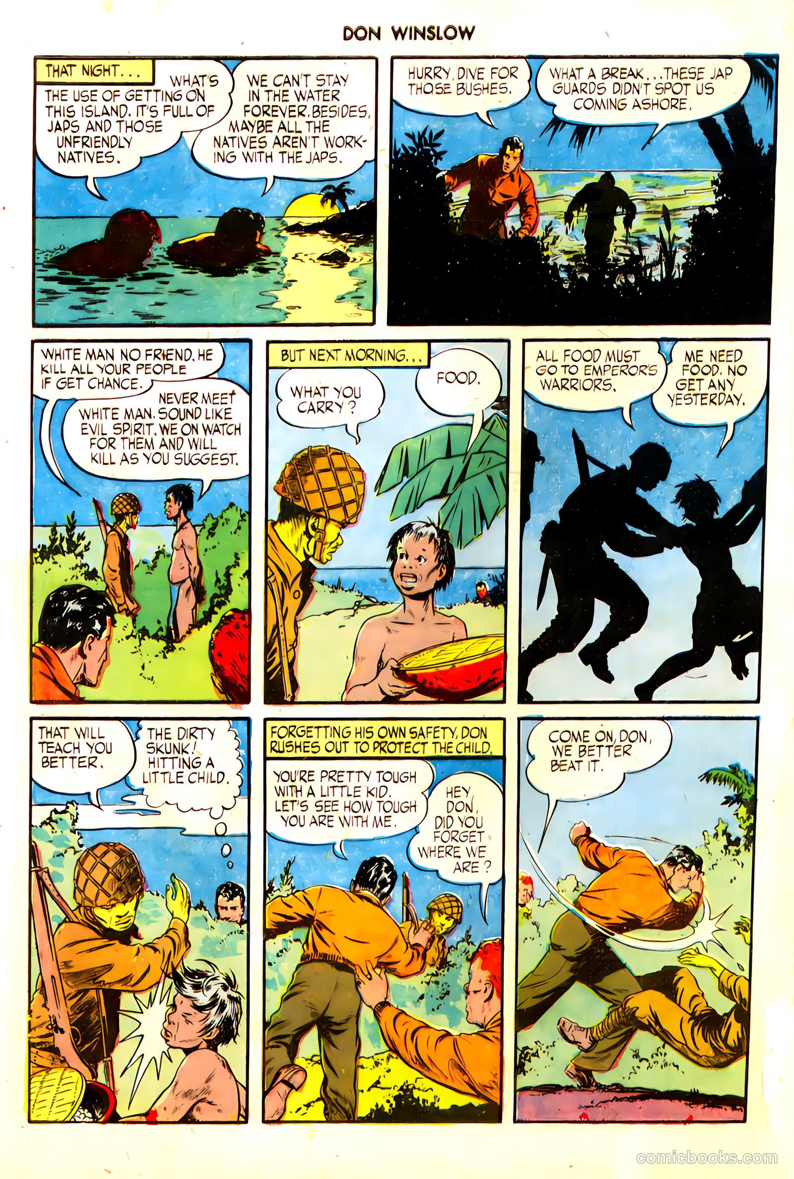 Don Winslow of the Navy #21 (1944, Fawcett) — page 23 of 30