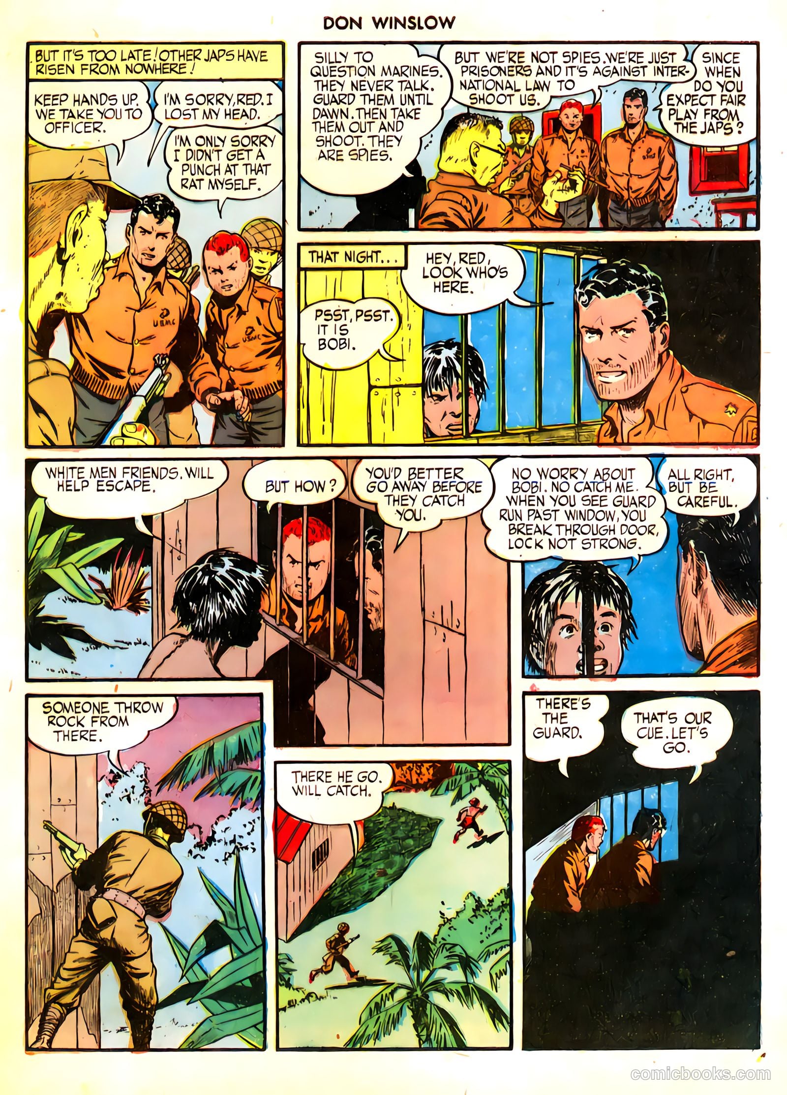 Don Winslow of the Navy #21 (1944, Fawcett) — page 24 of 30