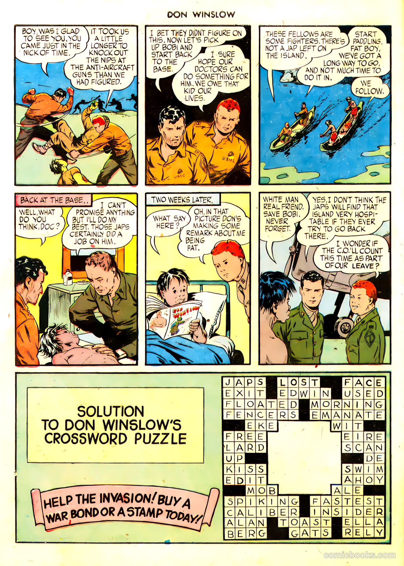 Don Winslow of the Navy #21 (1944, Fawcett) — page 27 of 30