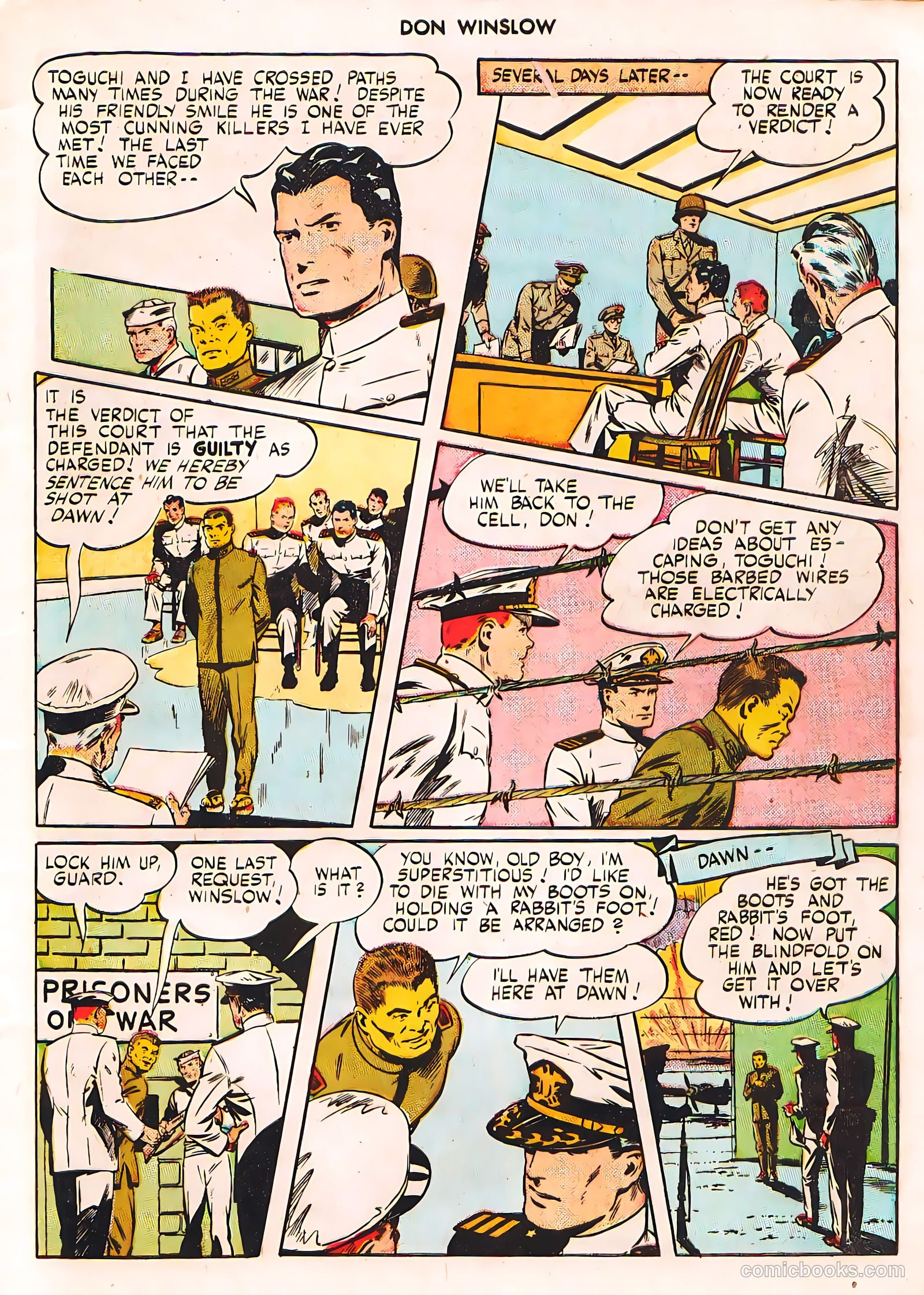 Don Winslow of the Navy #42 (1947, Fawcett) — page 5 of 51