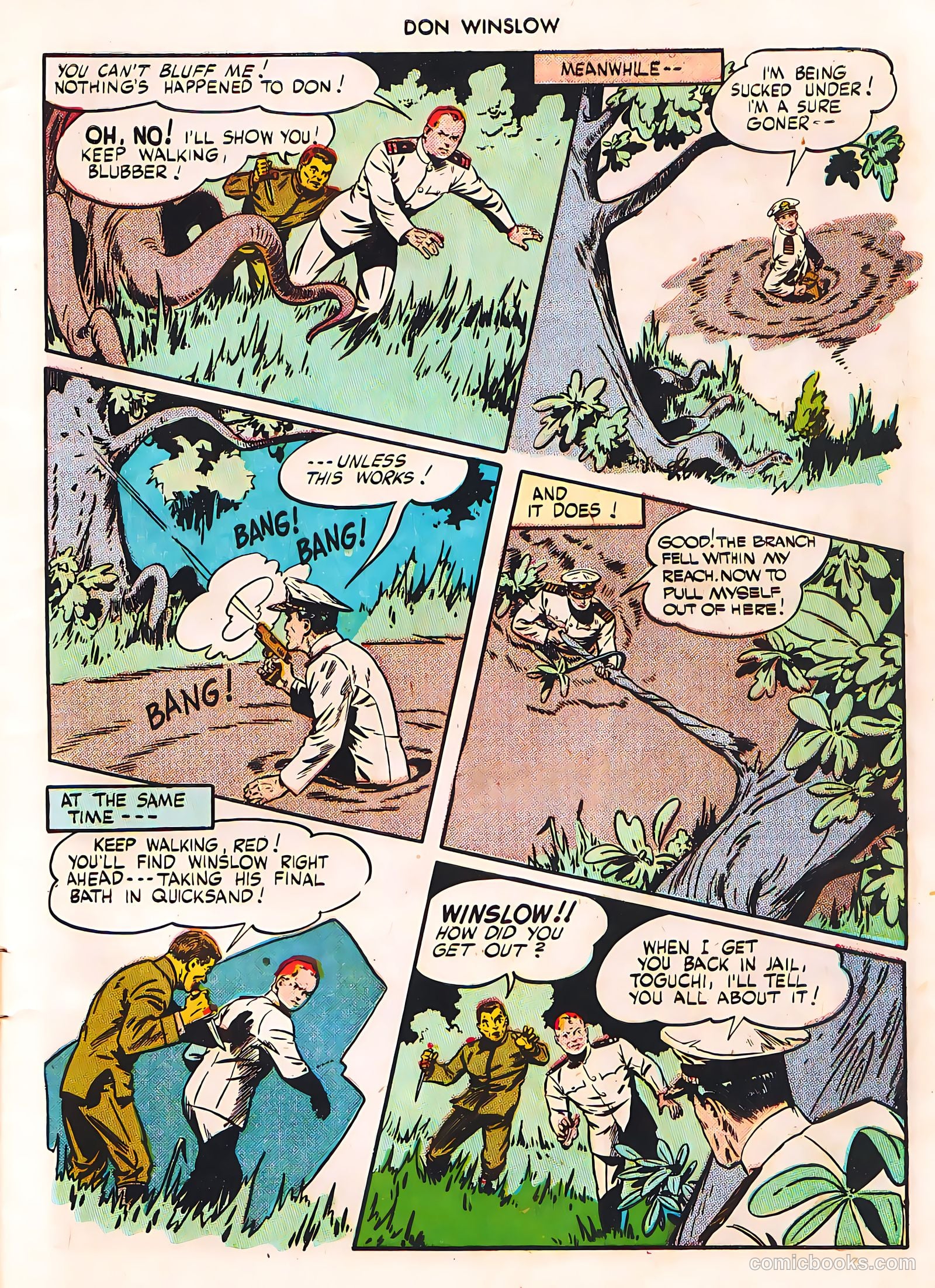 Don Winslow of the Navy #42 (1947, Fawcett) — page 9 of 51