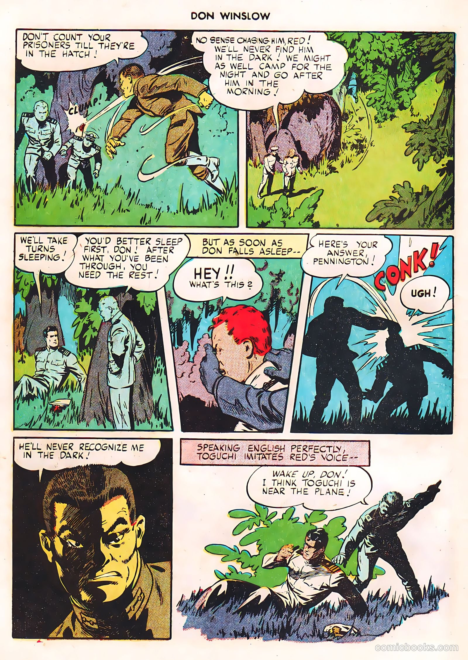 Don Winslow of the Navy #42 (1947, Fawcett) — page 10 of 51