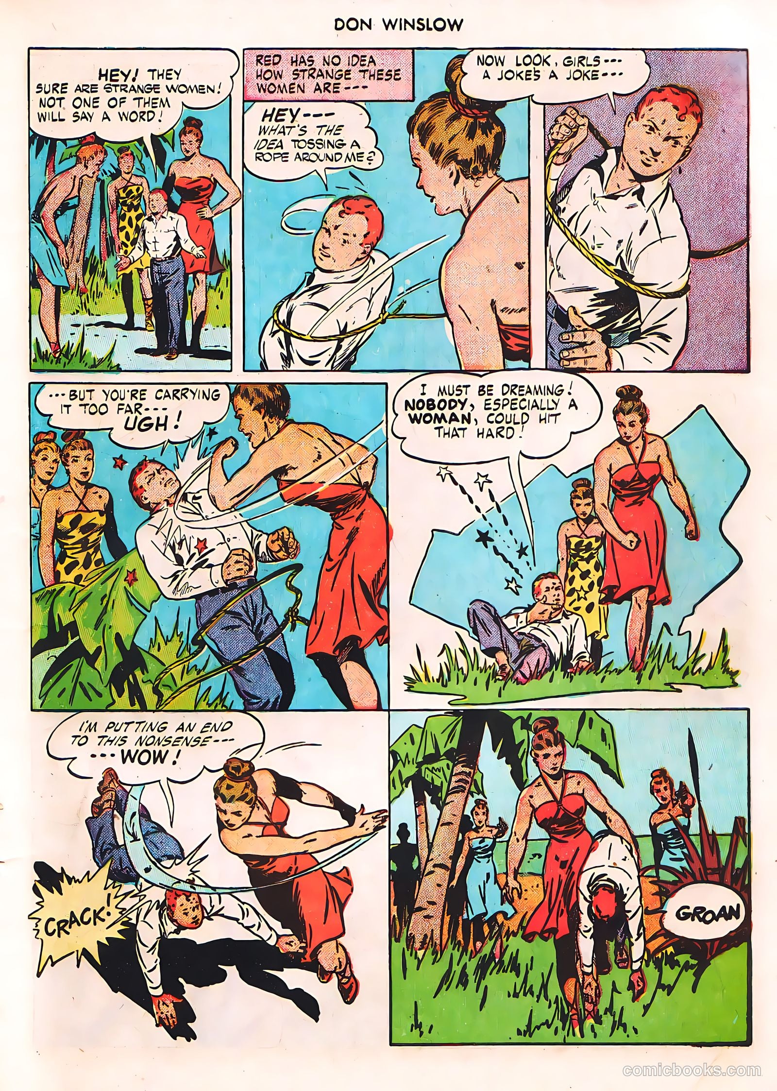 Don Winslow of the Navy #42 (1947, Fawcett) — page 19 of 51
