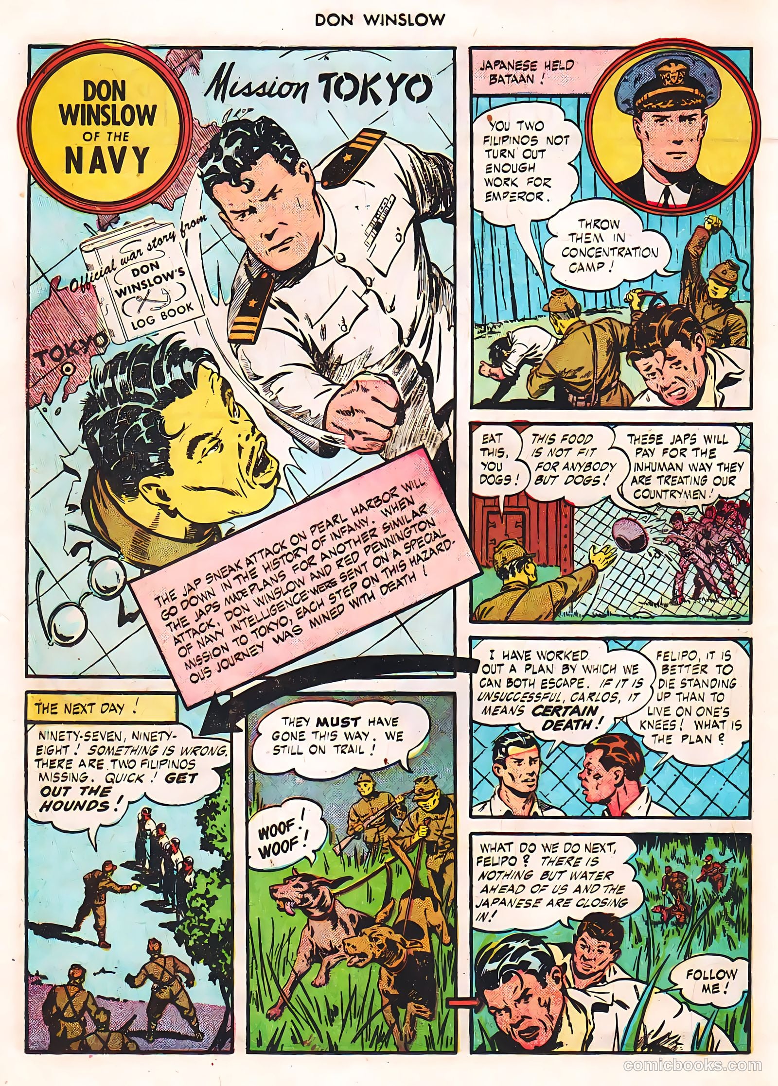 Don Winslow of the Navy #42 (1947, Fawcett) — page 26 of 51