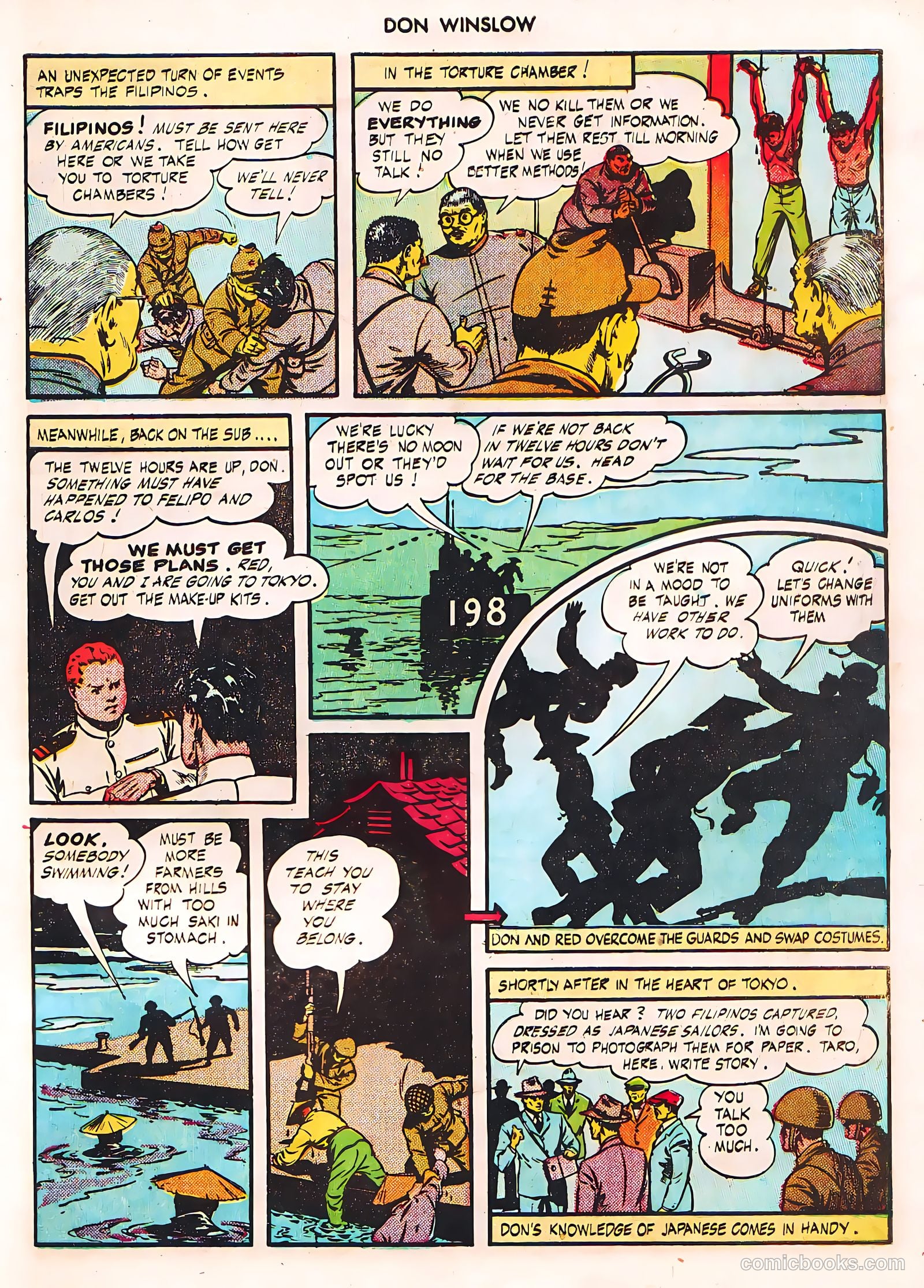 Don Winslow of the Navy #42 (1947, Fawcett) — page 31 of 51
