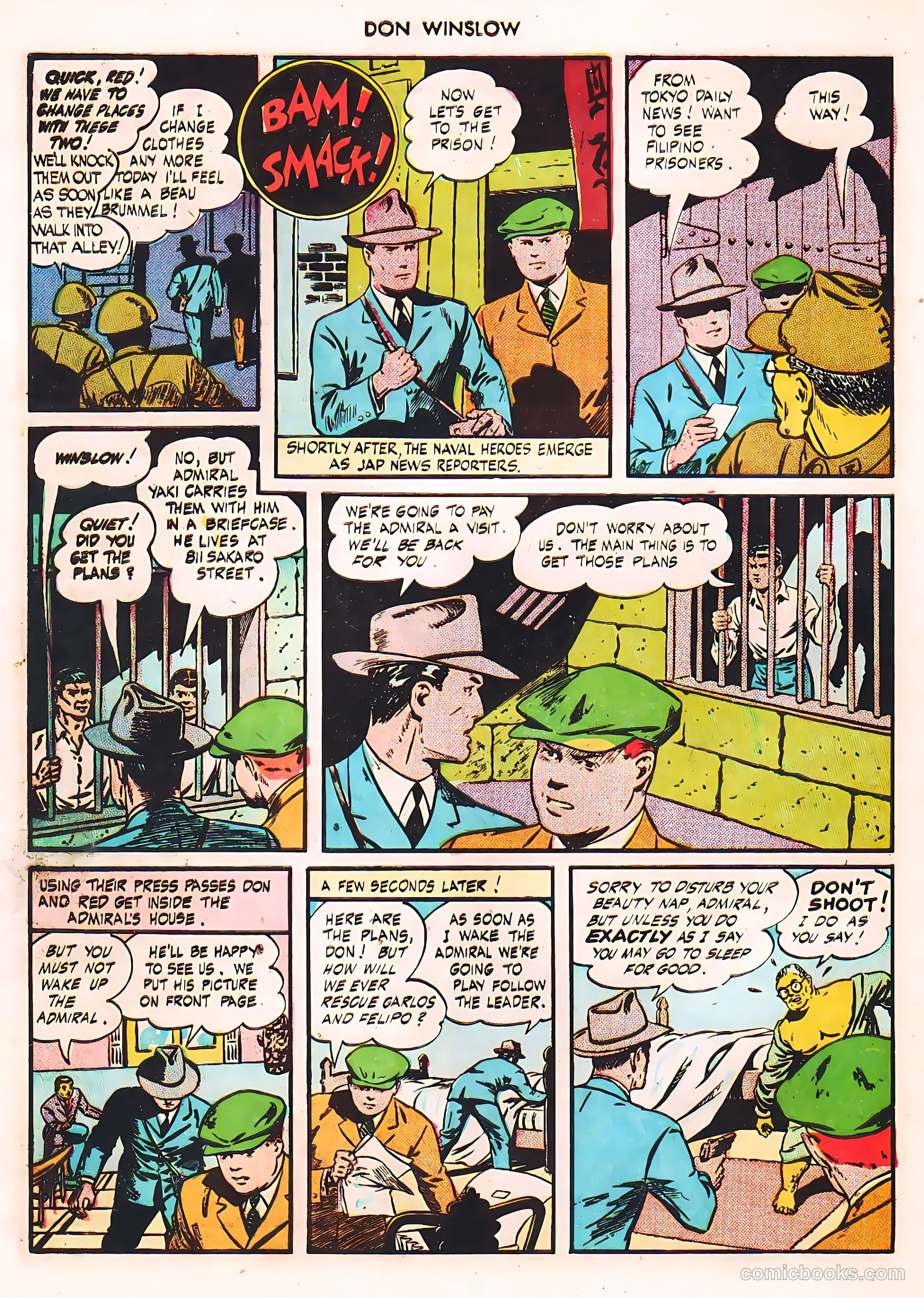 Don Winslow of the Navy #42 (1947, Fawcett) — page 32 of 51