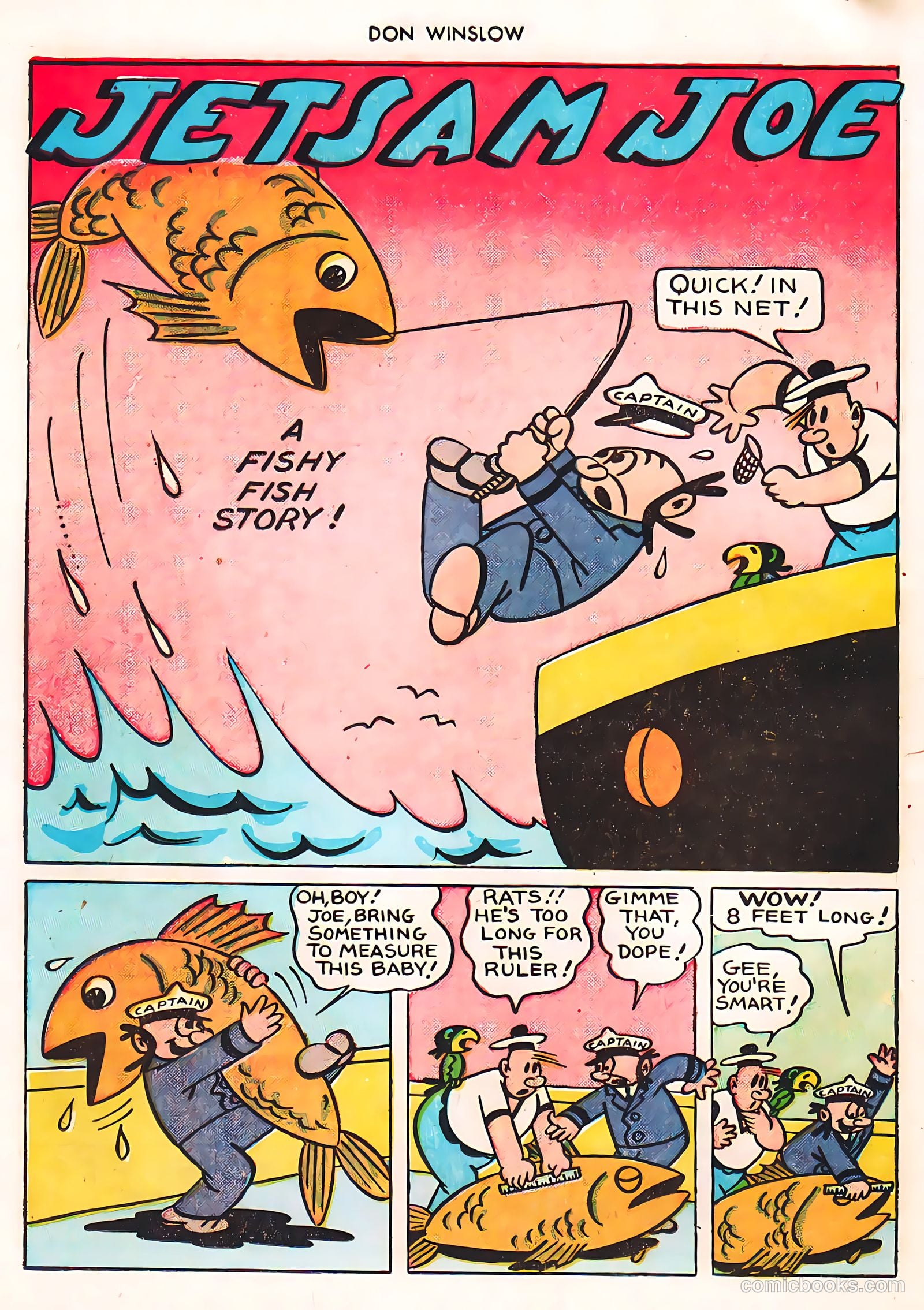 Don Winslow of the Navy #42 (1947, Fawcett) — page 38 of 51