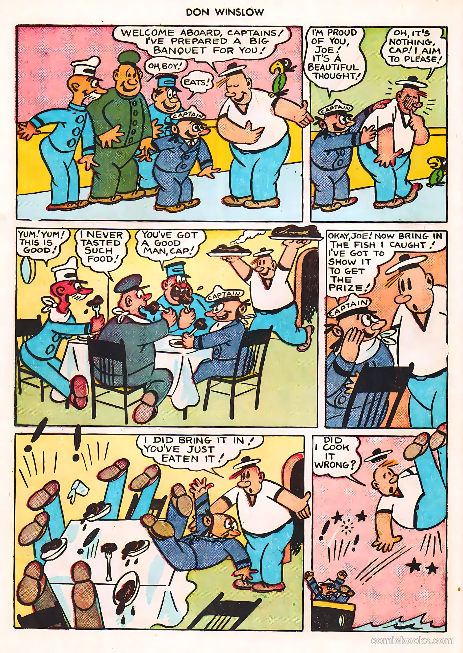 Don Winslow of the Navy #42 (1947, Fawcett) — page 40 of 51