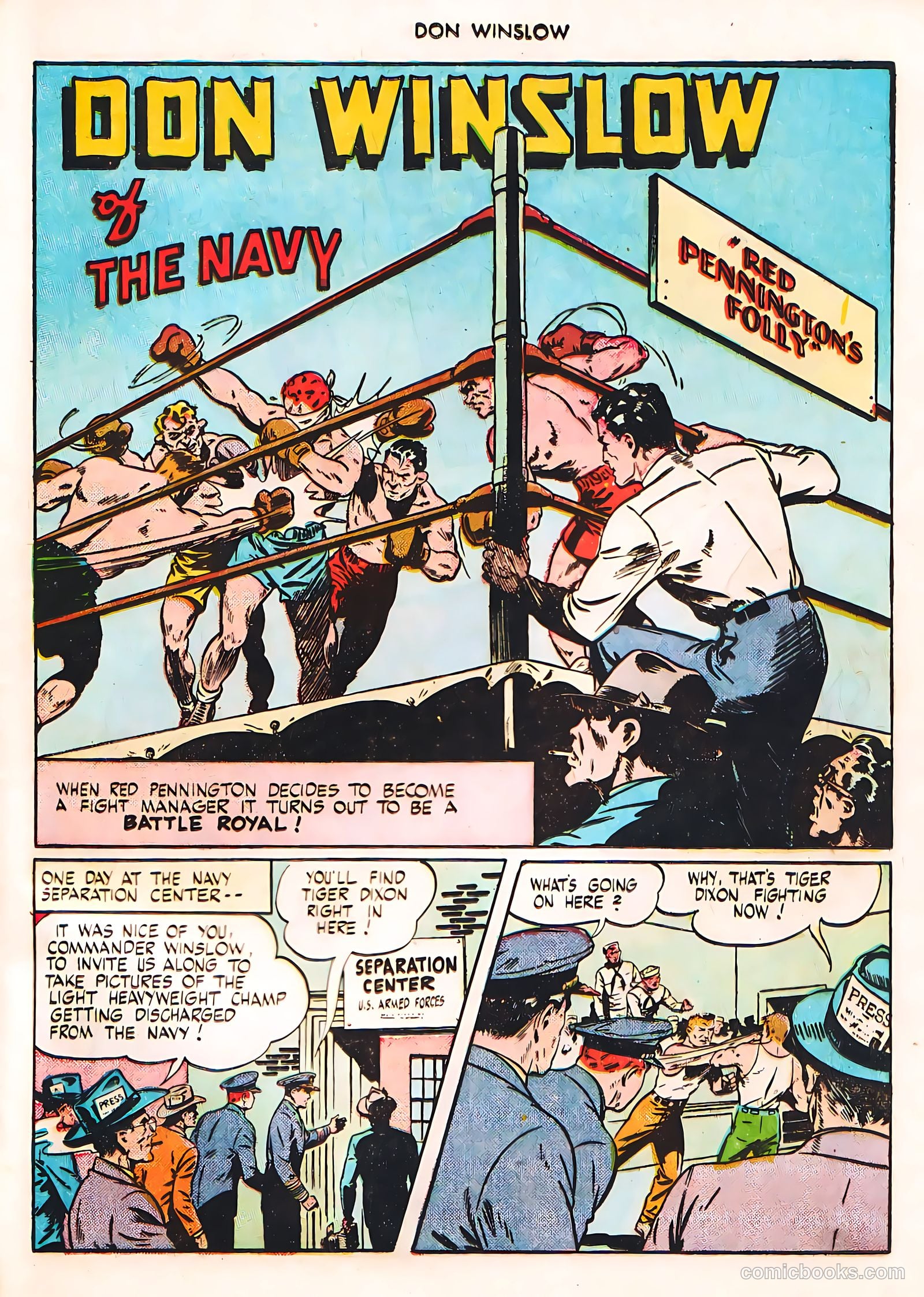 Don Winslow of the Navy #42 (1947, Fawcett) — page 41 of 51