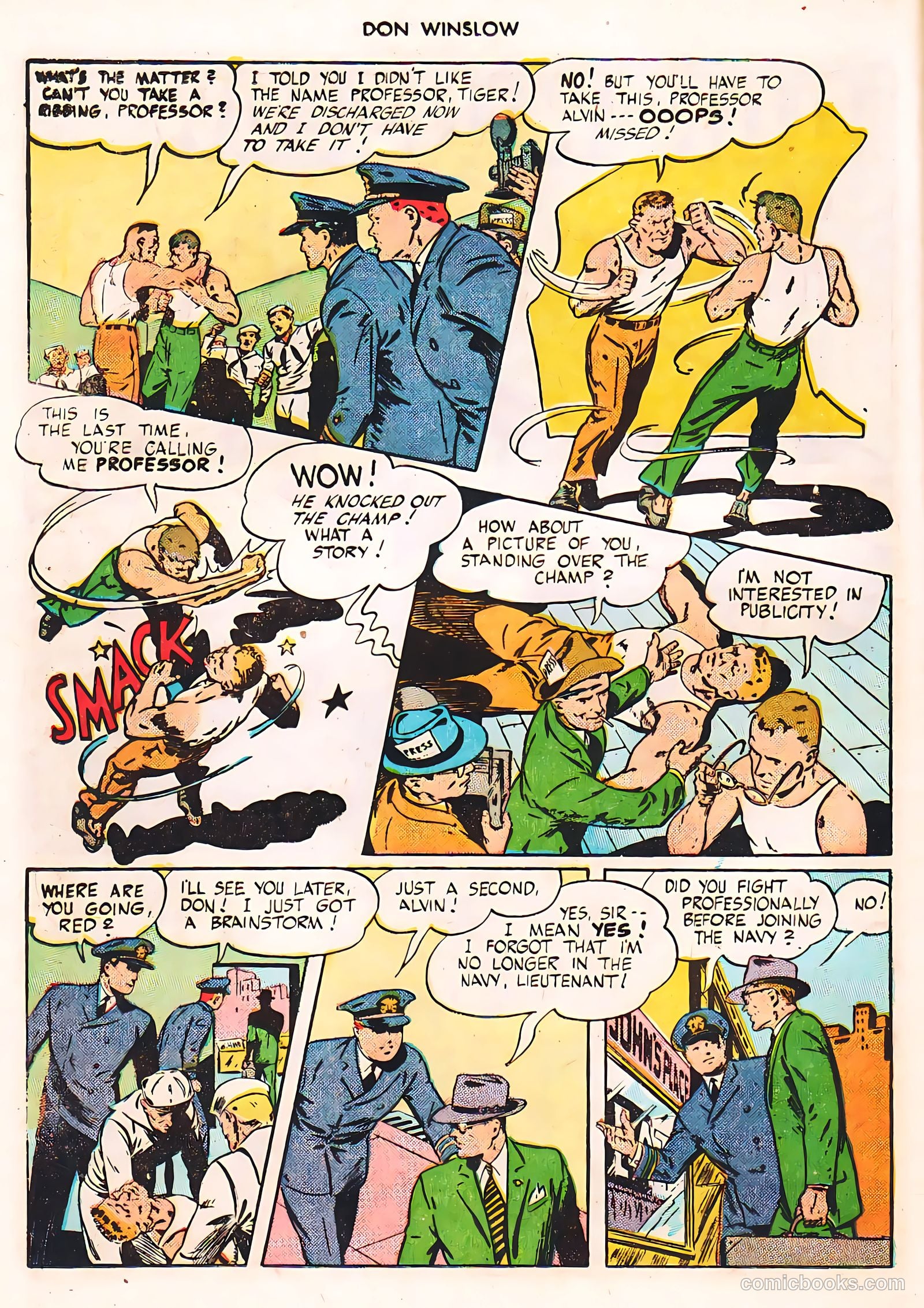 Don Winslow of the Navy #42 (1947, Fawcett) — page 42 of 51