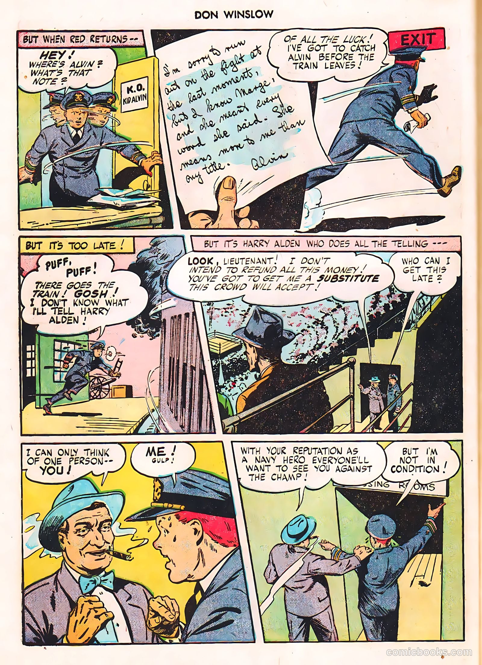 Don Winslow of the Navy #42 (1947, Fawcett) — page 46 of 51