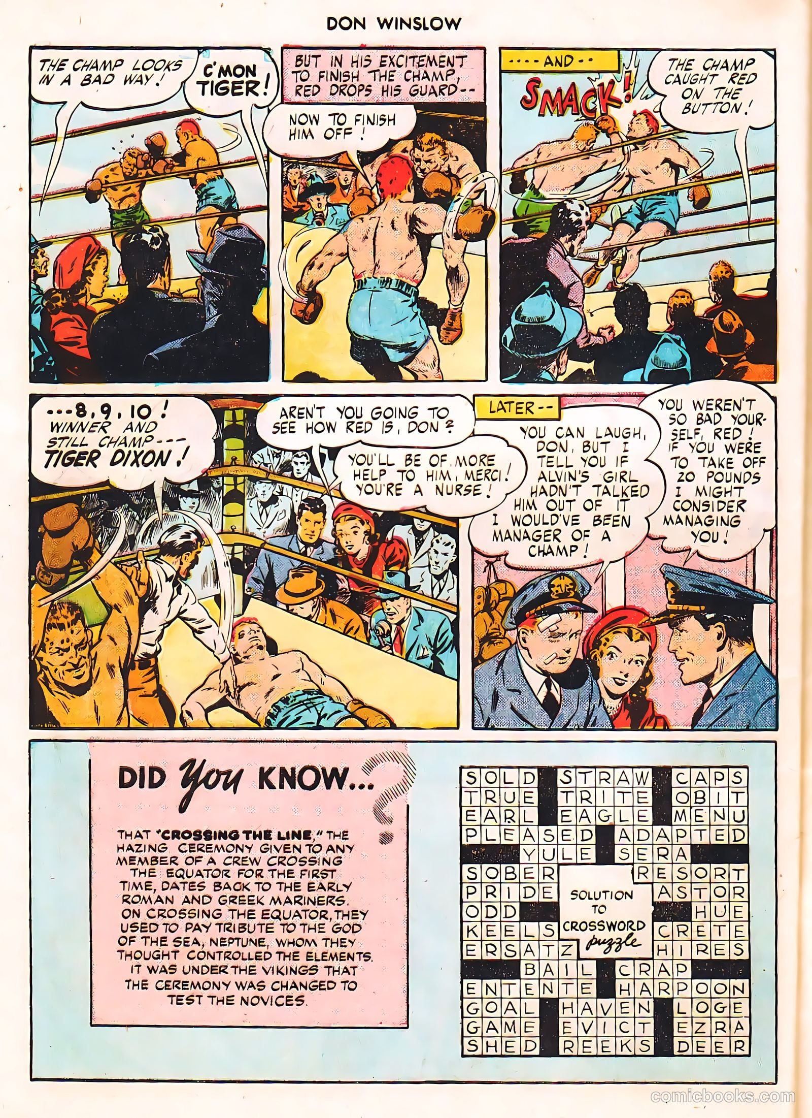 Don Winslow of the Navy #42 (1947, Fawcett) — page 48 of 51
