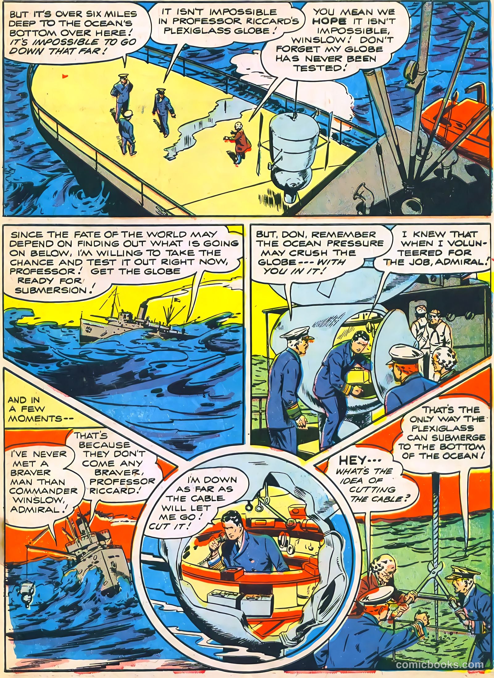 Don Winslow of the Navy #48 (1947, Fawcett) — page 5 of 52