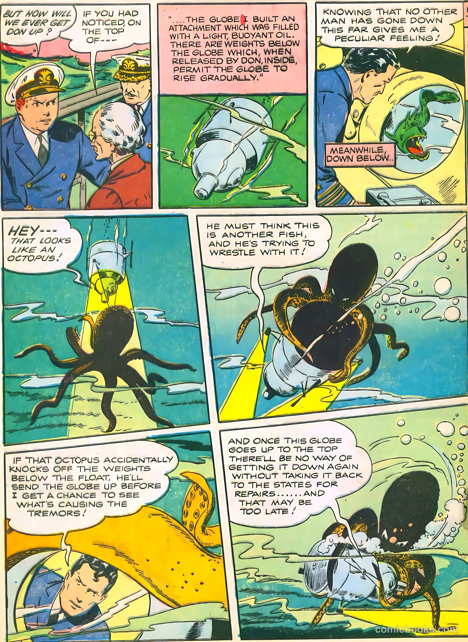 Don Winslow of the Navy #48 (1947, Fawcett) — page 6 of 52