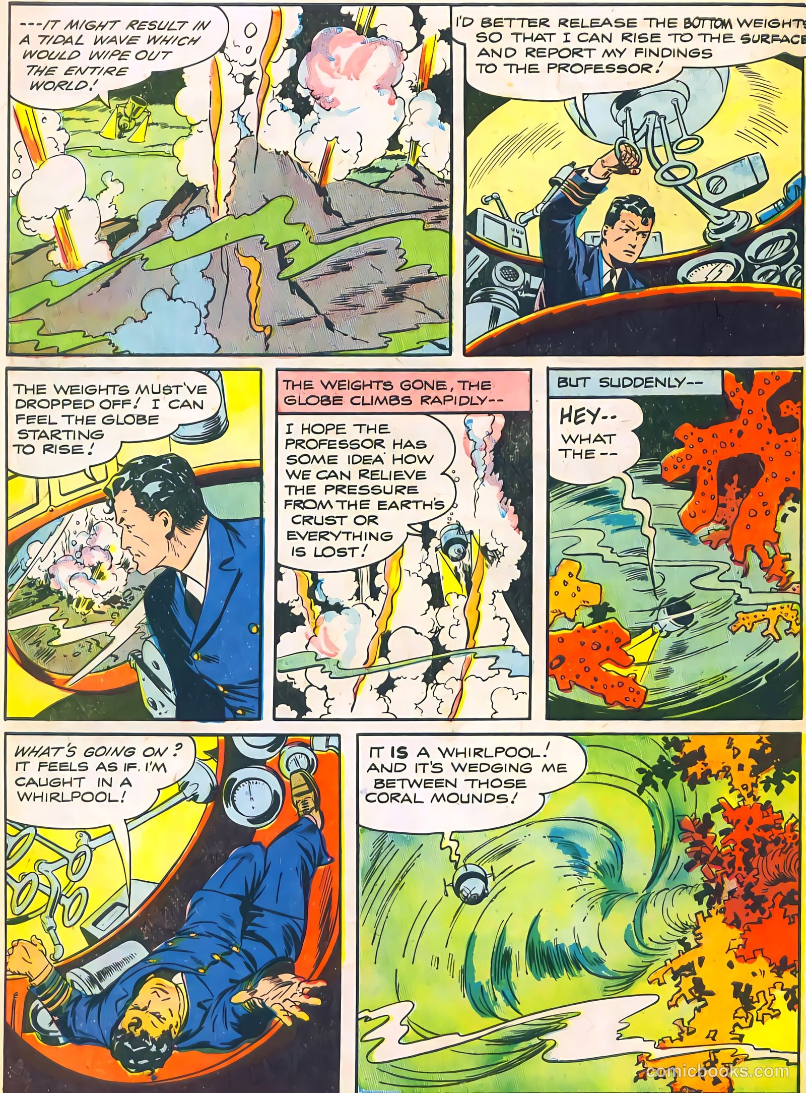 Don Winslow of the Navy #48 (1947, Fawcett) — page 8 of 52