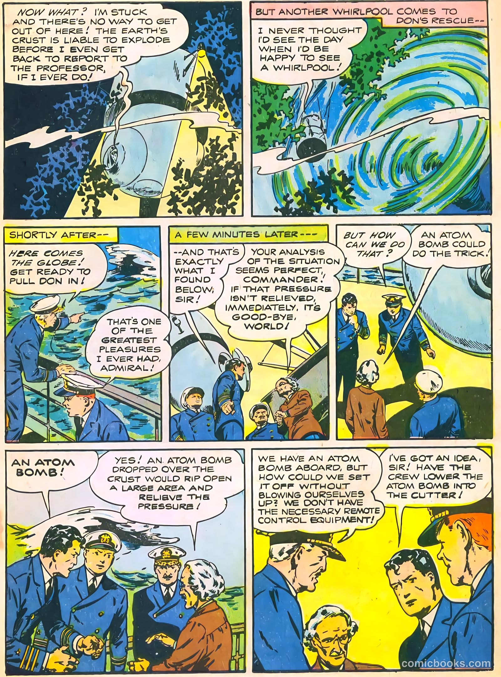 Don Winslow of the Navy #48 (1947, Fawcett) — page 9 of 52