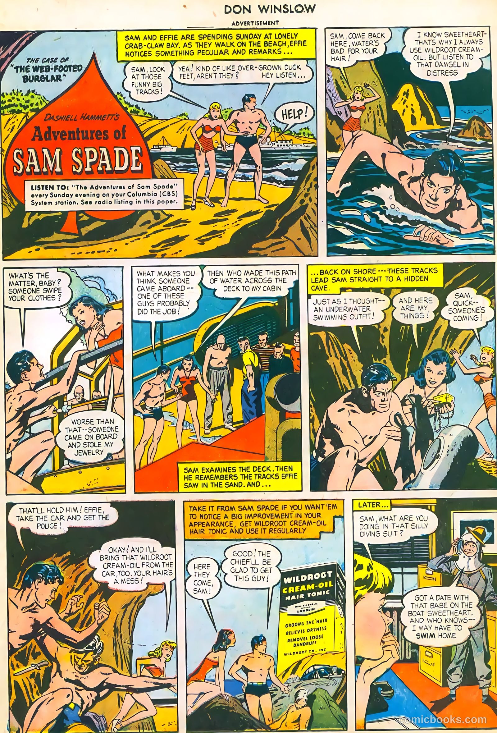 Don Winslow of the Navy #48 (1947, Fawcett) — page 15 of 52