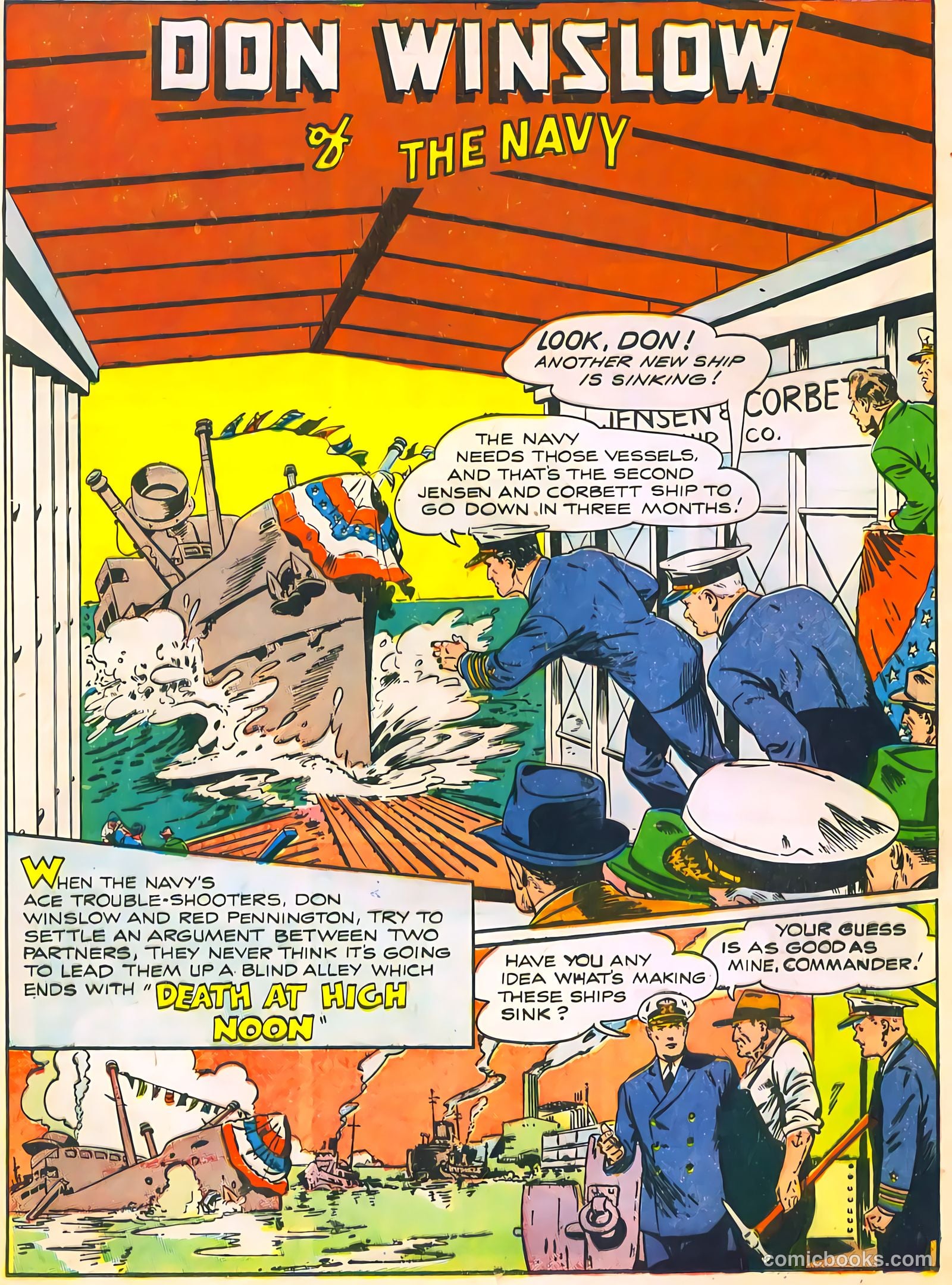 Don Winslow of the Navy #48 (1947, Fawcett) — page 16 of 52