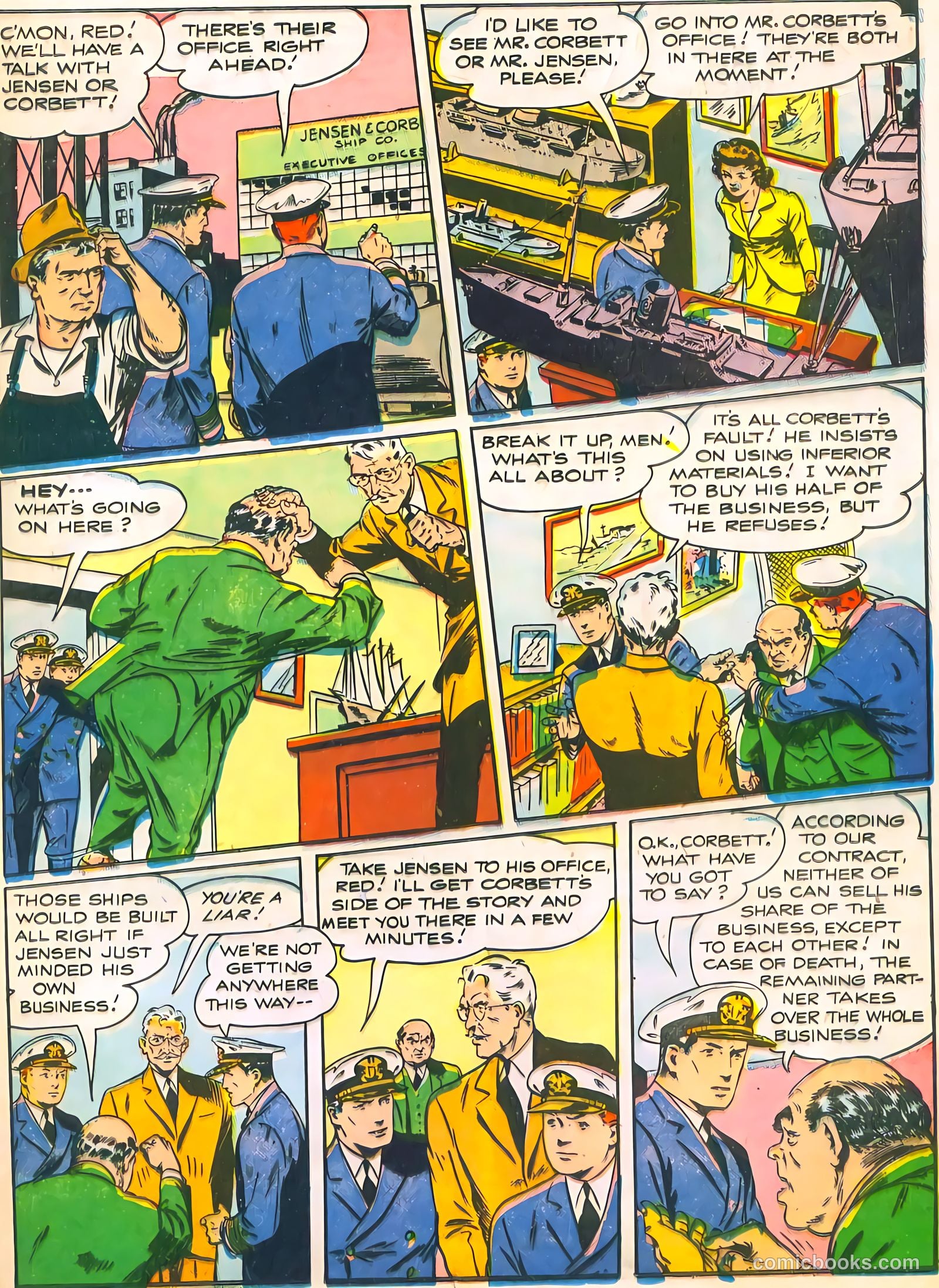 Don Winslow of the Navy #48 (1947, Fawcett) — page 17 of 52