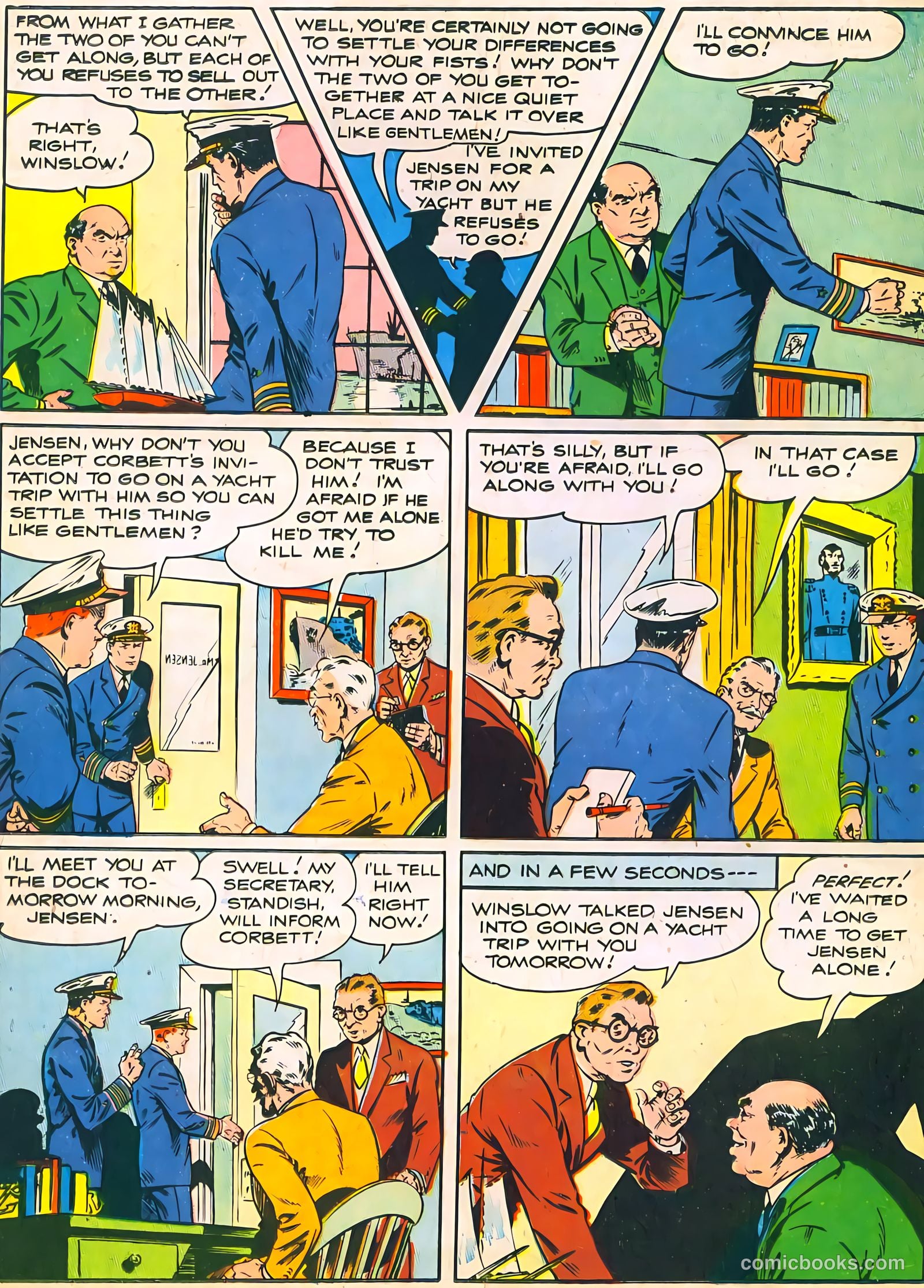 Don Winslow of the Navy #48 (1947, Fawcett) — page 18 of 52