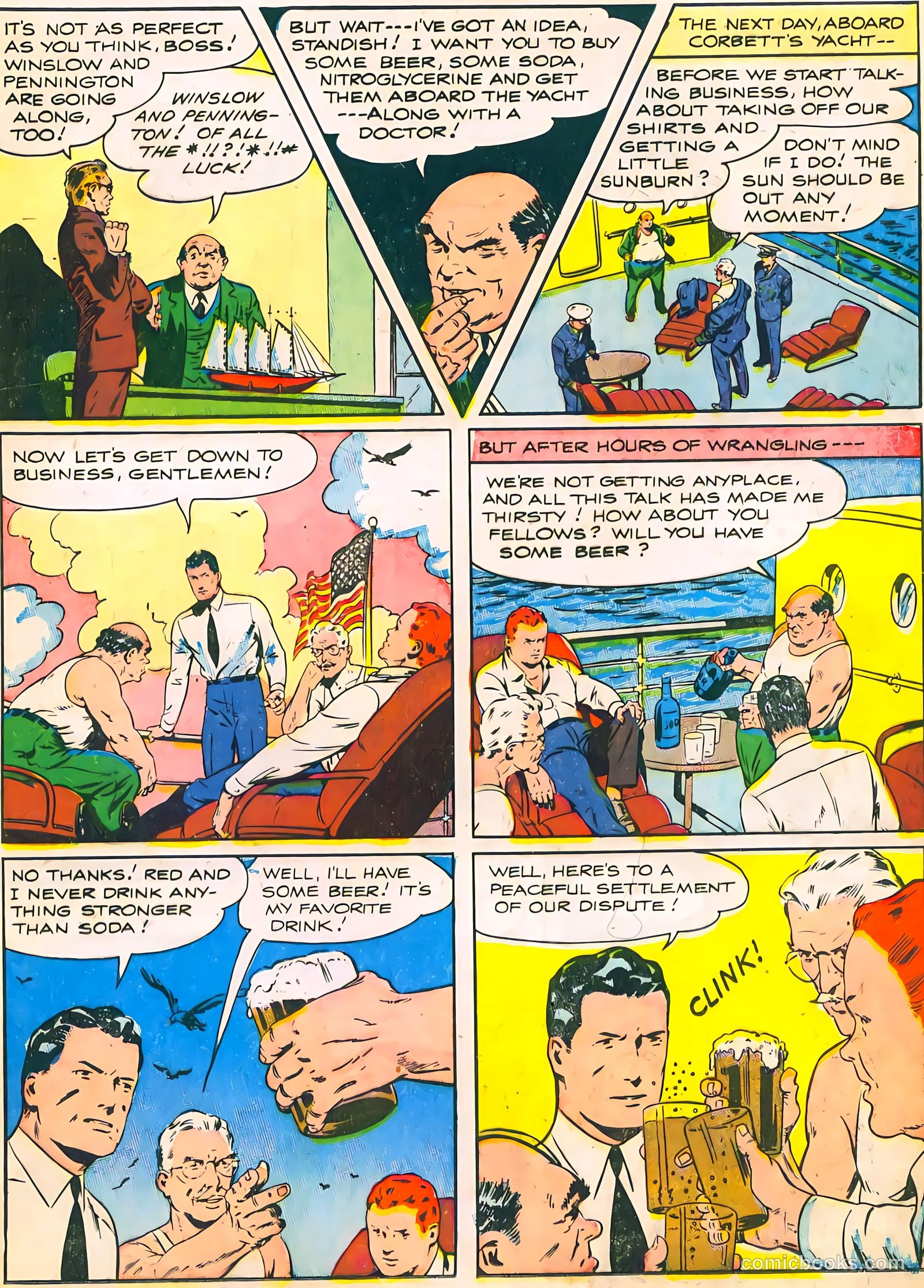 Don Winslow of the Navy #48 (1947, Fawcett) — page 19 of 52