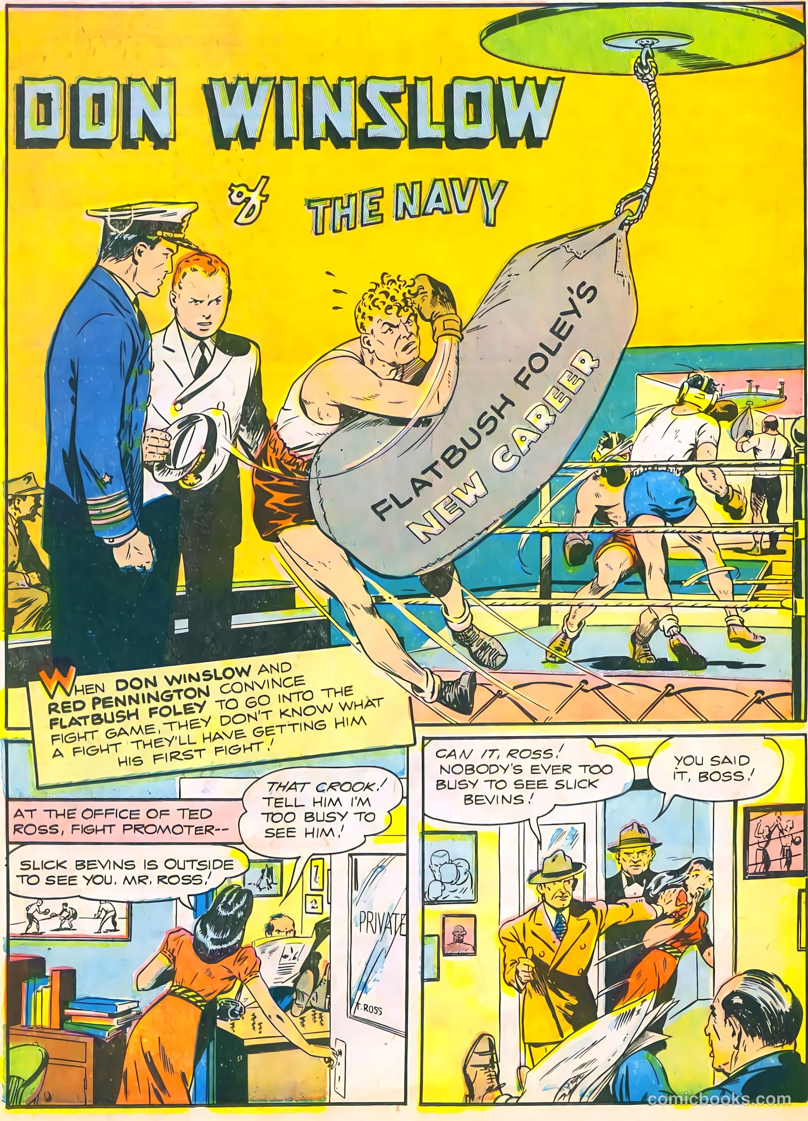 Don Winslow of the Navy #48 (1947, Fawcett) — page 26 of 52