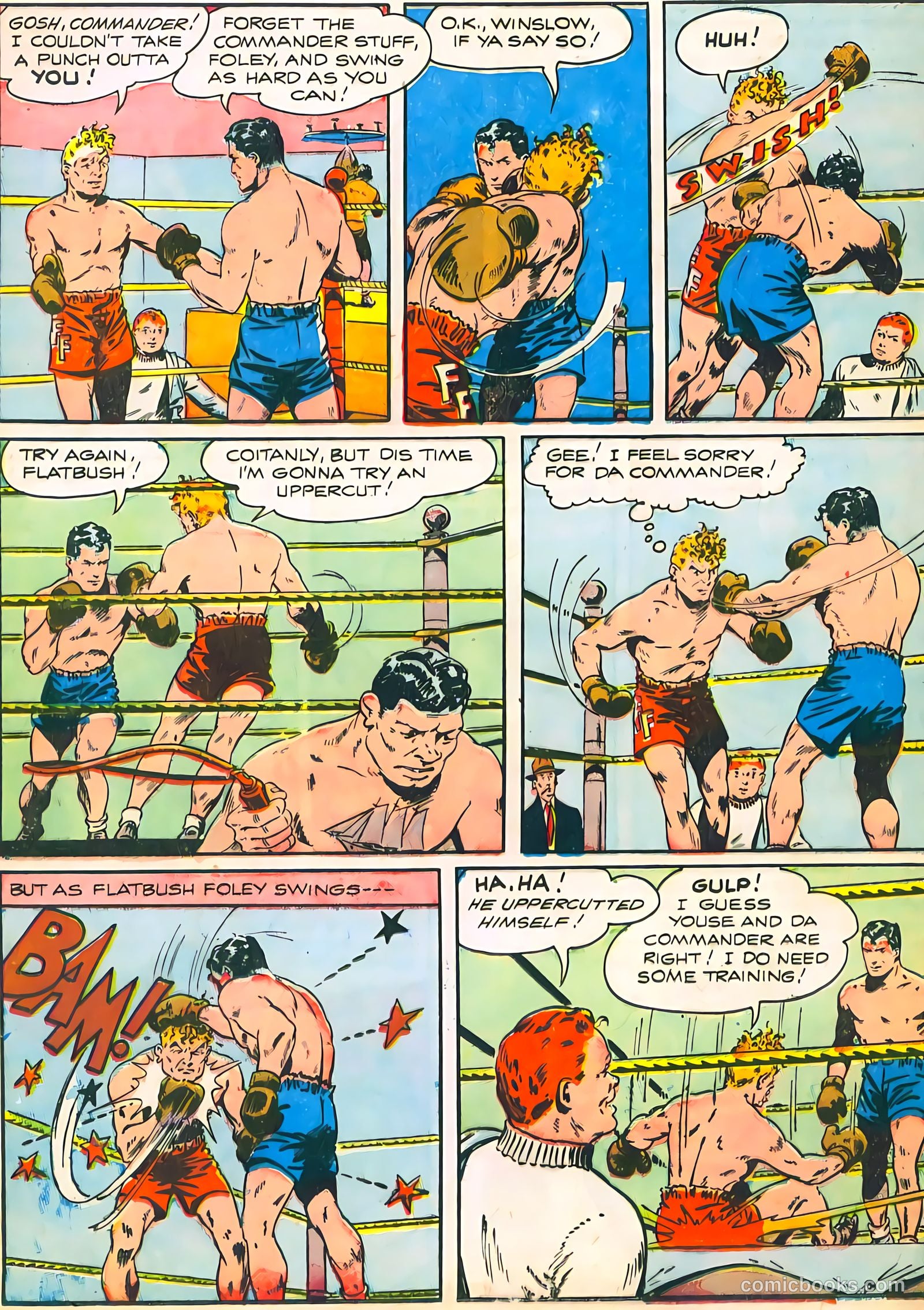 Don Winslow of the Navy #48 (1947, Fawcett) — page 28 of 52